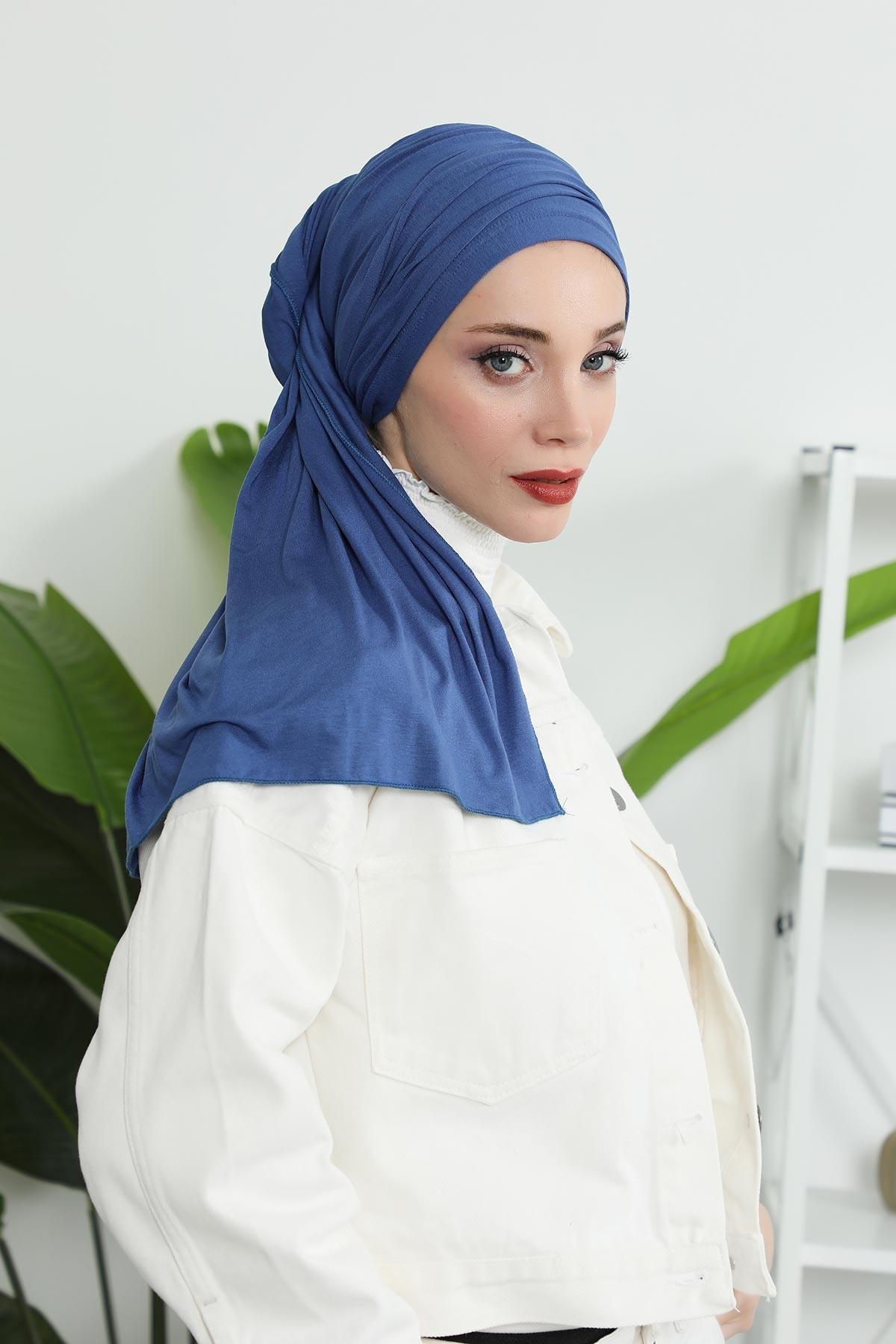 Büzgülü Penye Boneli Şal,BT-1