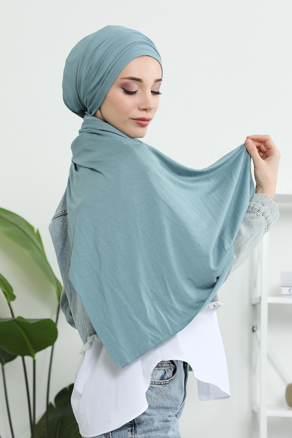 Büzgülü Penye Boneli Şal,BT-1