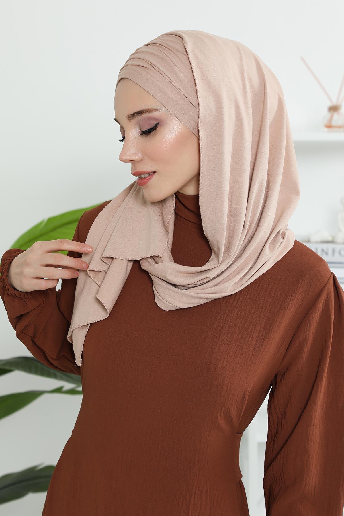 Büzgülü Penye Boneli Şal,BT-1