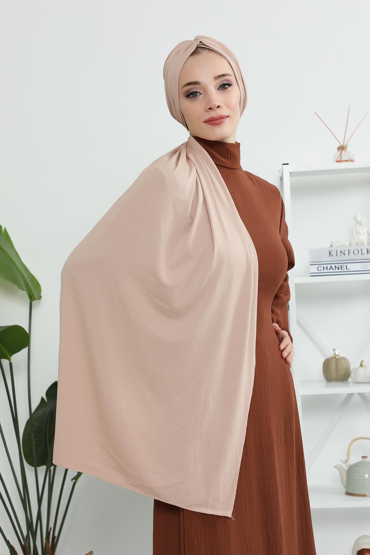 Büzgülü Penye Boneli Şal,BT-1