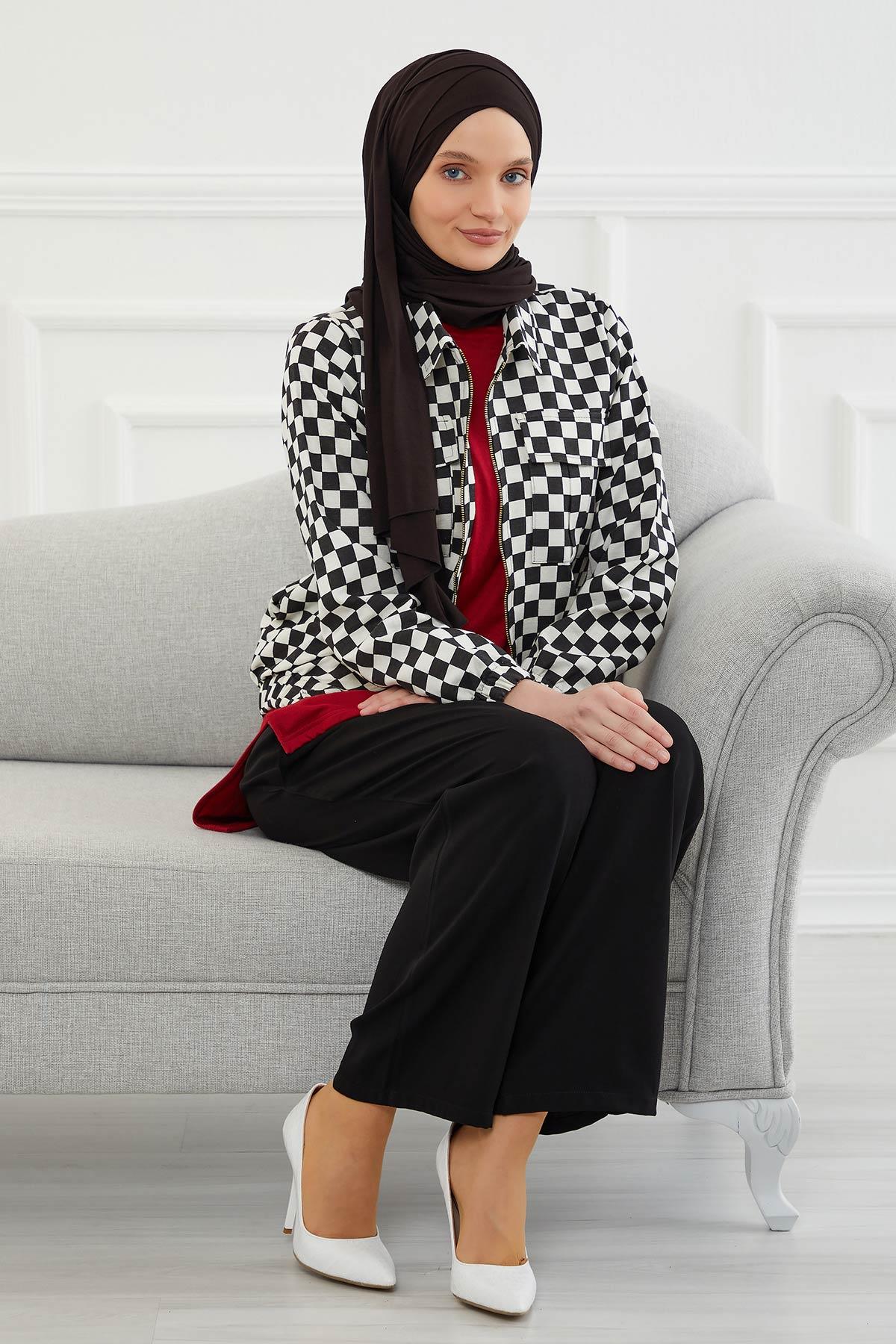 Çapraz Dikim Pratik Penye Şal,CPS-31