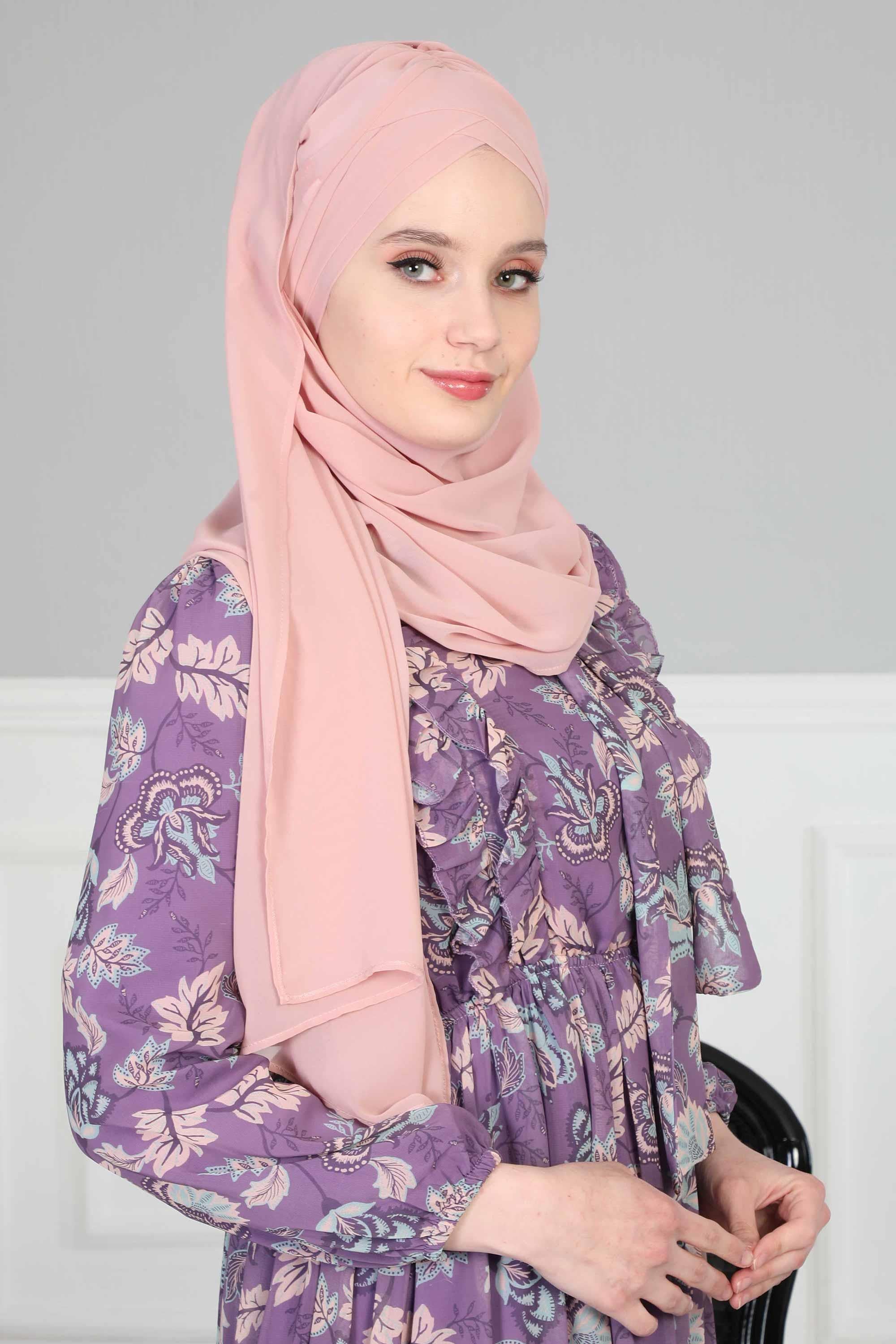 Çapraz Pratik Şifon Şal,CPS-502,CPS-502