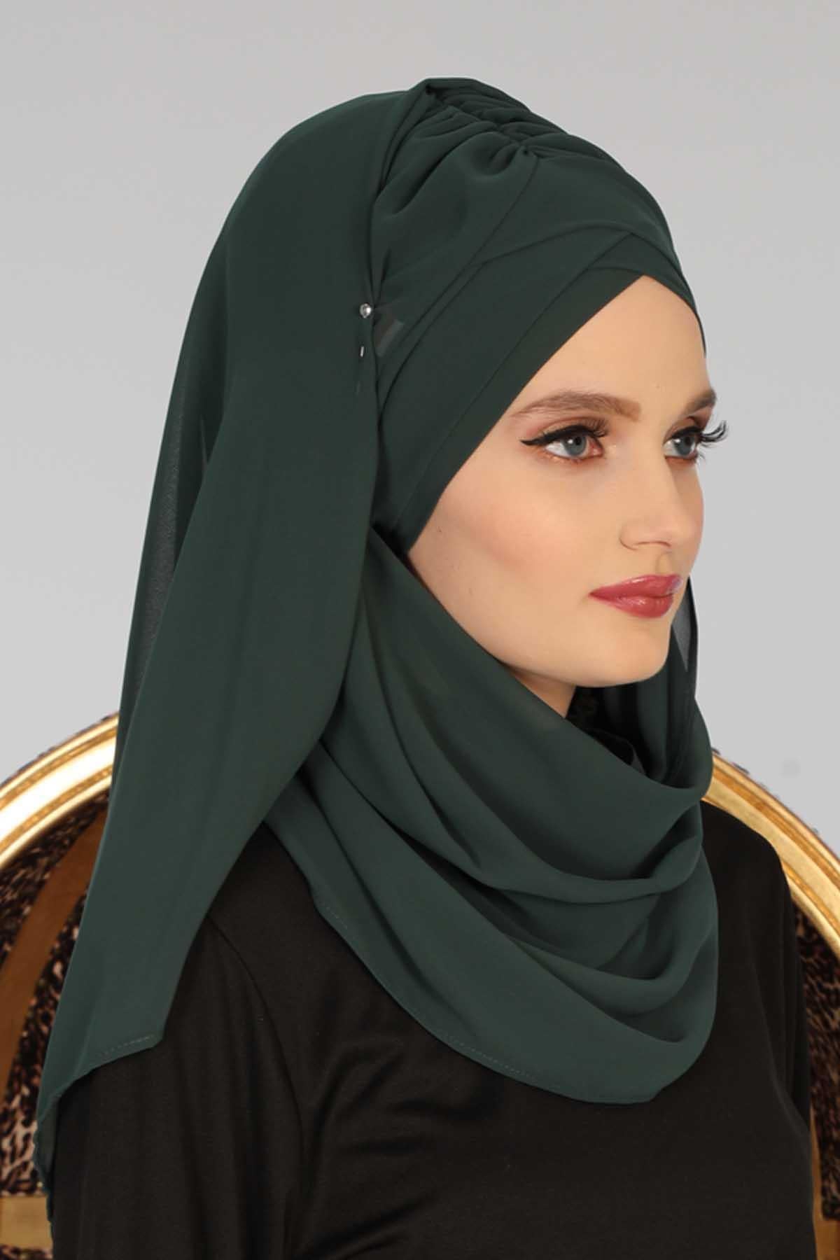 Çapraz Pratik Şifon Şal,CPS-502,CPS-502