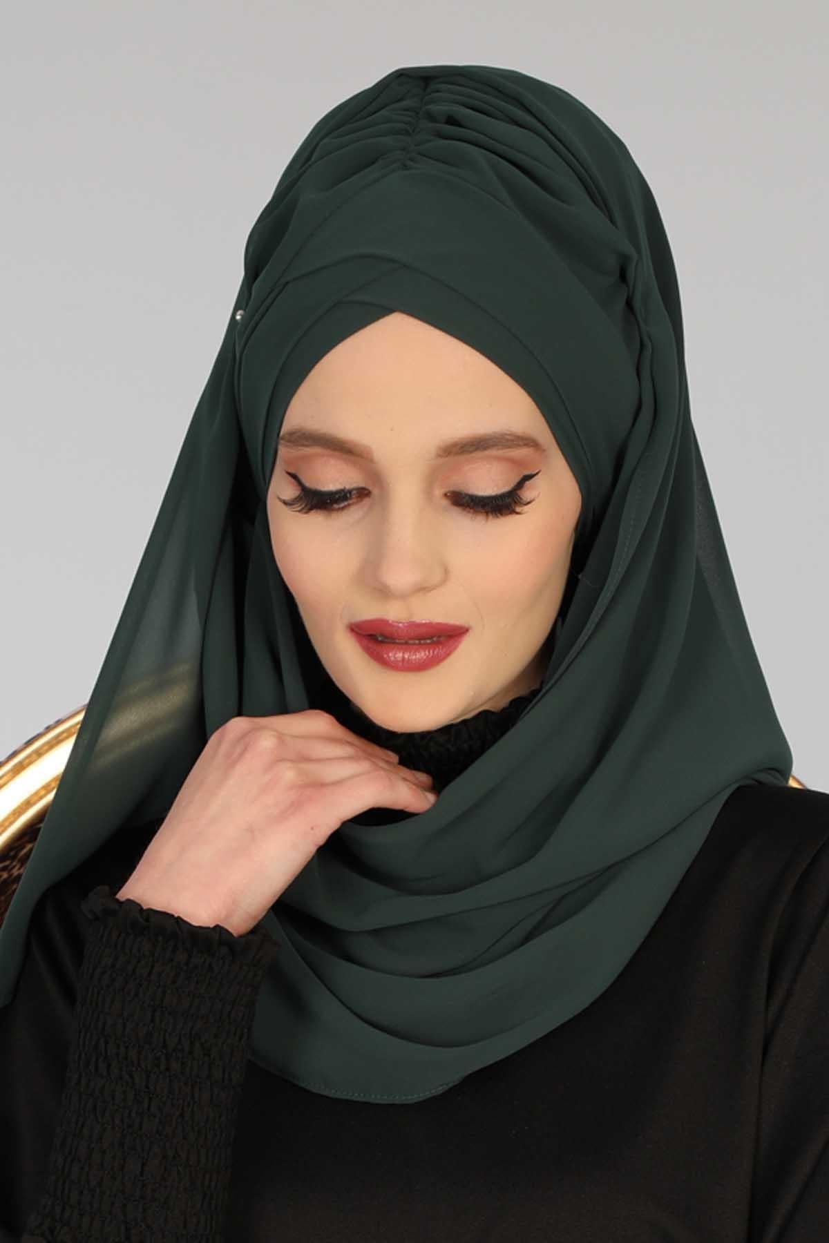 Çapraz Pratik Şifon Şal,CPS-502,CPS-502