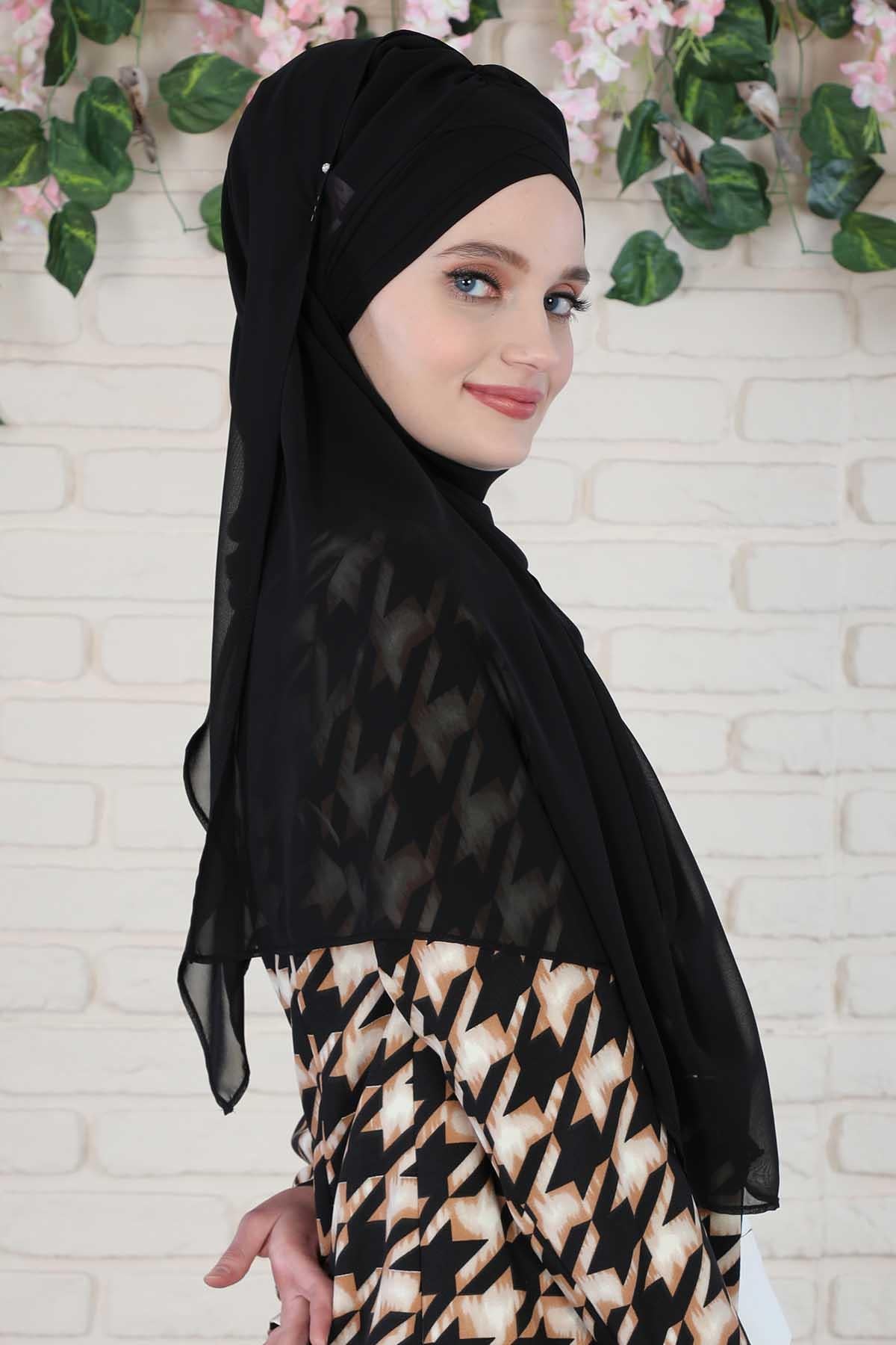 Çapraz Pratik Şifon Şal,CPS-502,CPS-502