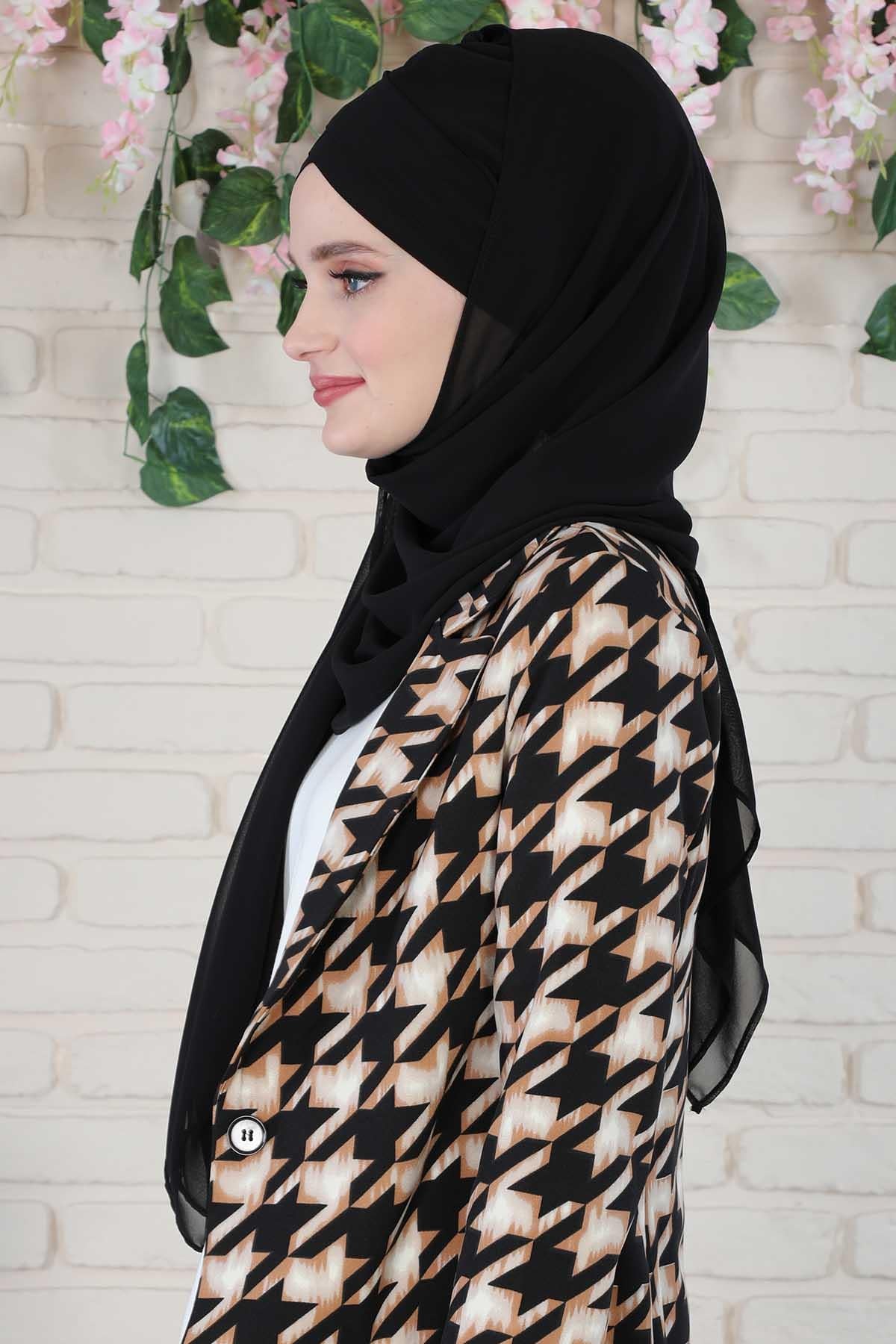 Çapraz Pratik Şifon Şal,CPS-502,CPS-502