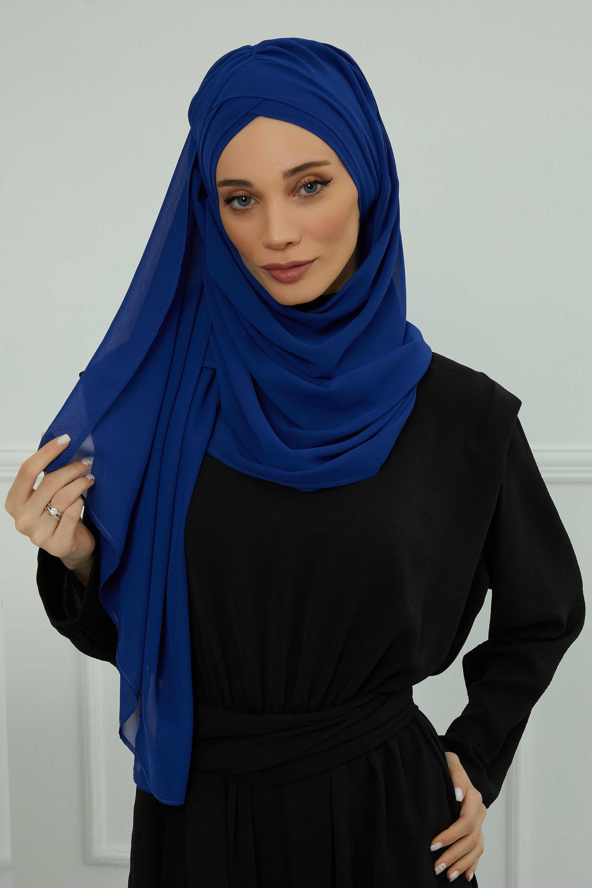 Çapraz Pratik Şifon Şal,CPS-502,CPS-502