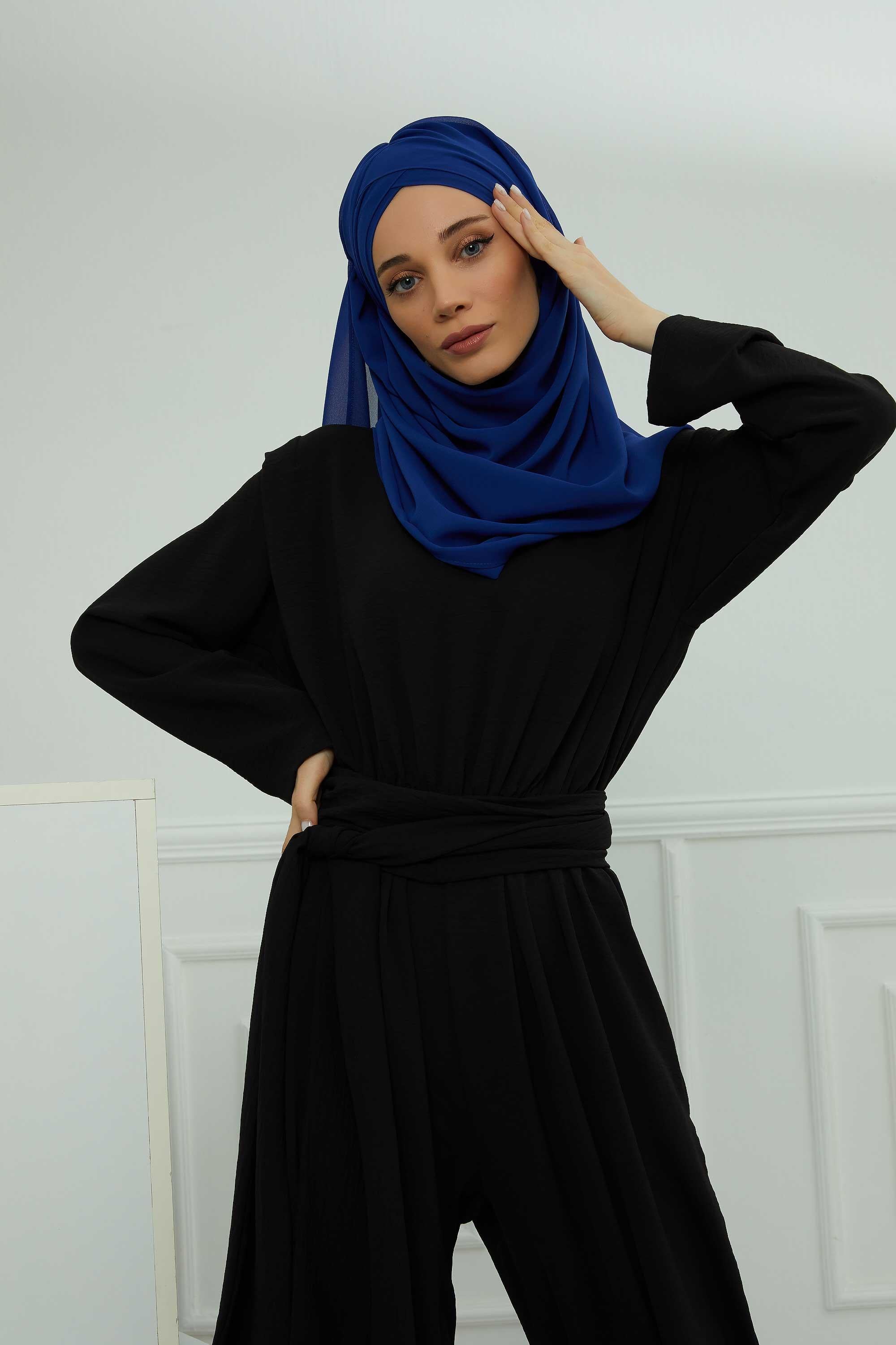 Çapraz Pratik Şifon Şal,CPS-502,CPS-502