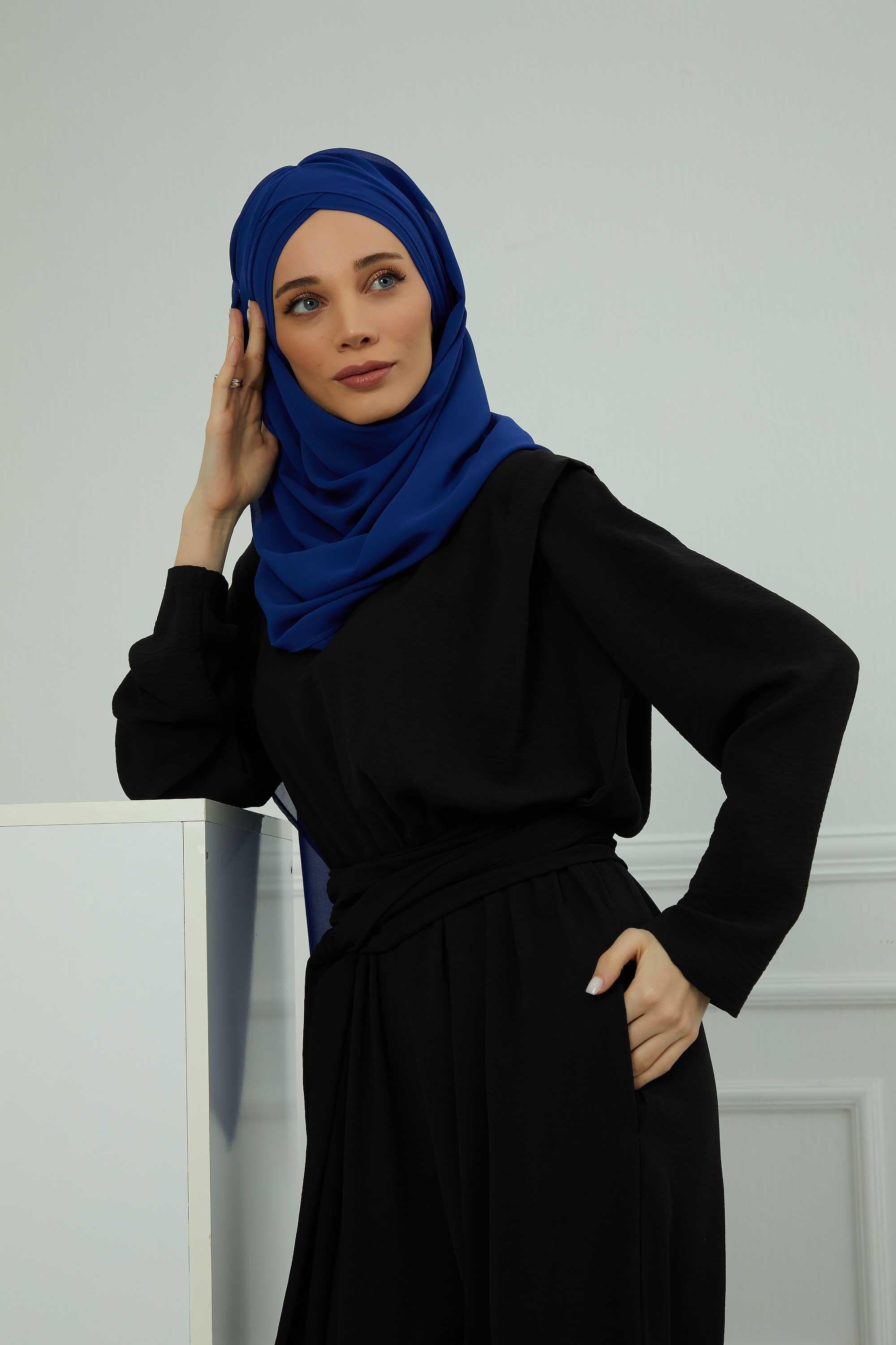 Çapraz Pratik Şifon Şal,CPS-502,CPS-502