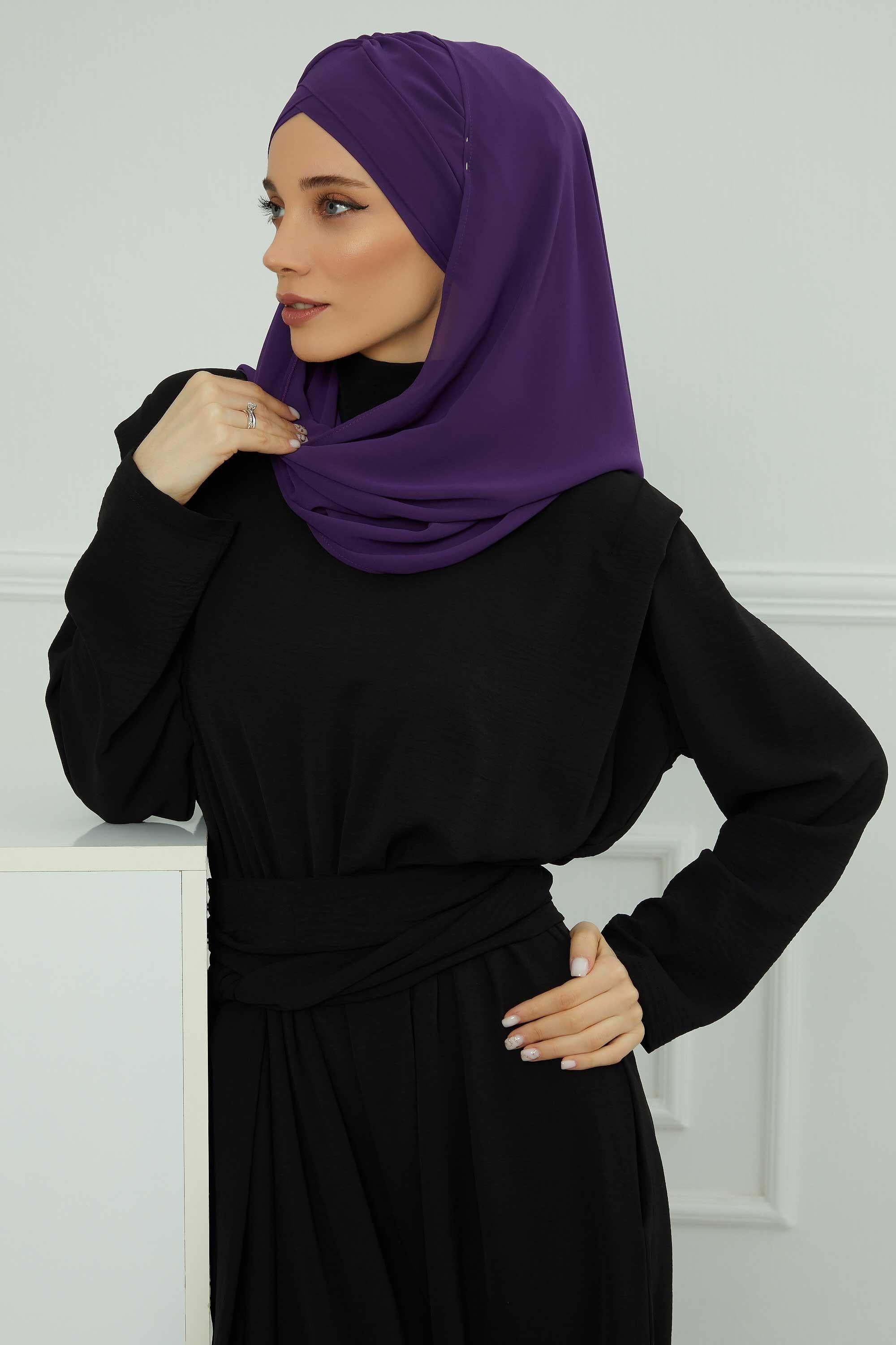 Çapraz Pratik Şifon Şal,CPS-502,CPS-502