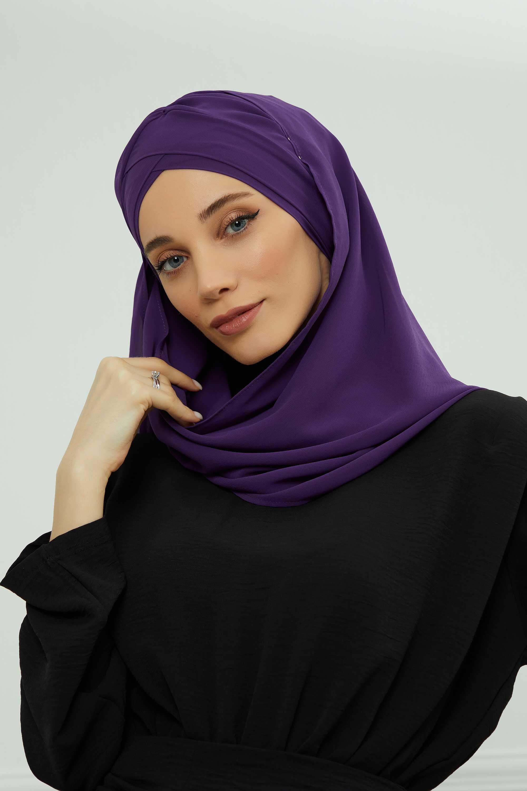 Çapraz Pratik Şifon Şal,CPS-502,CPS-502