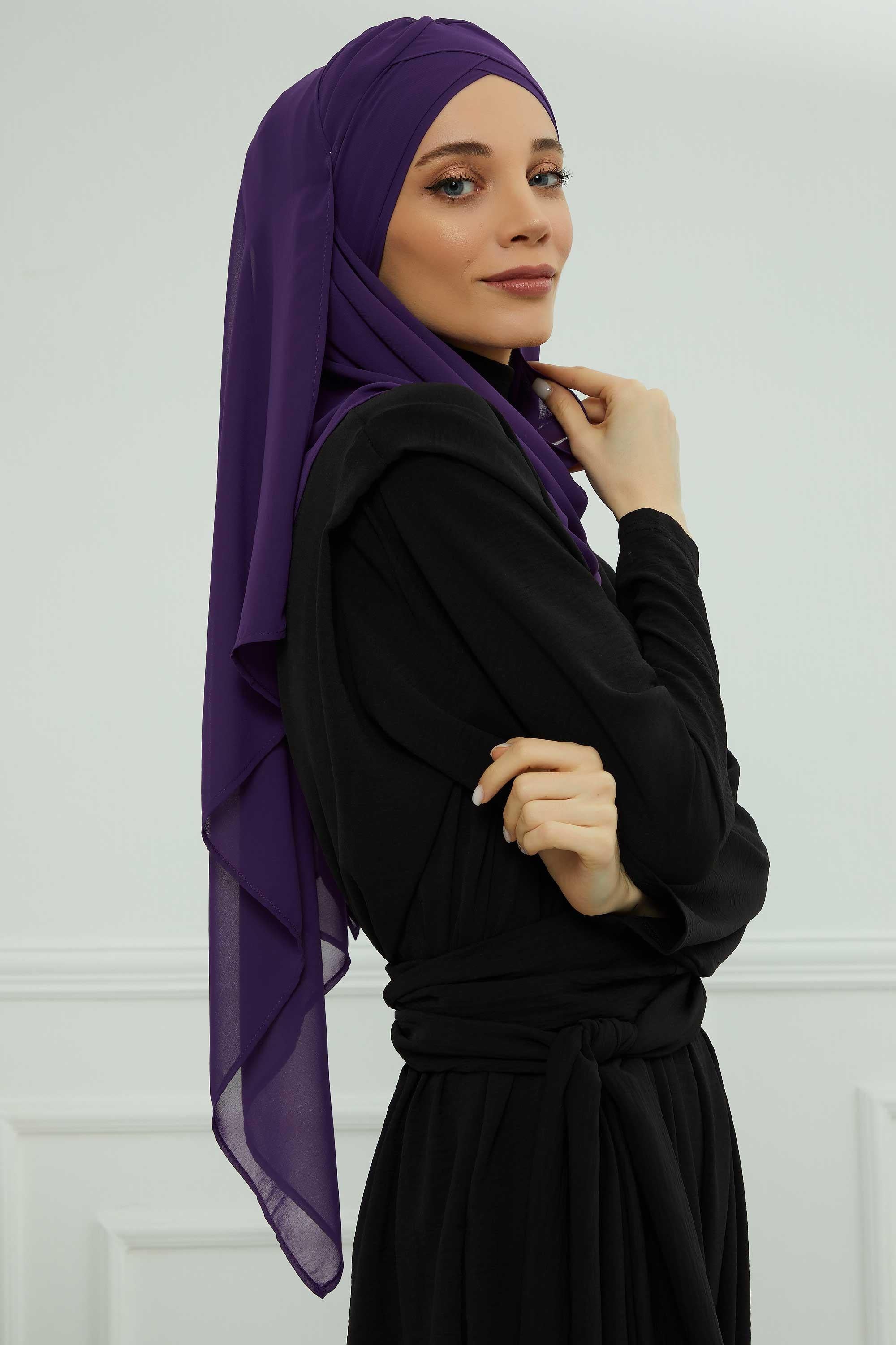 Çapraz Pratik Şifon Şal,CPS-502,CPS-502