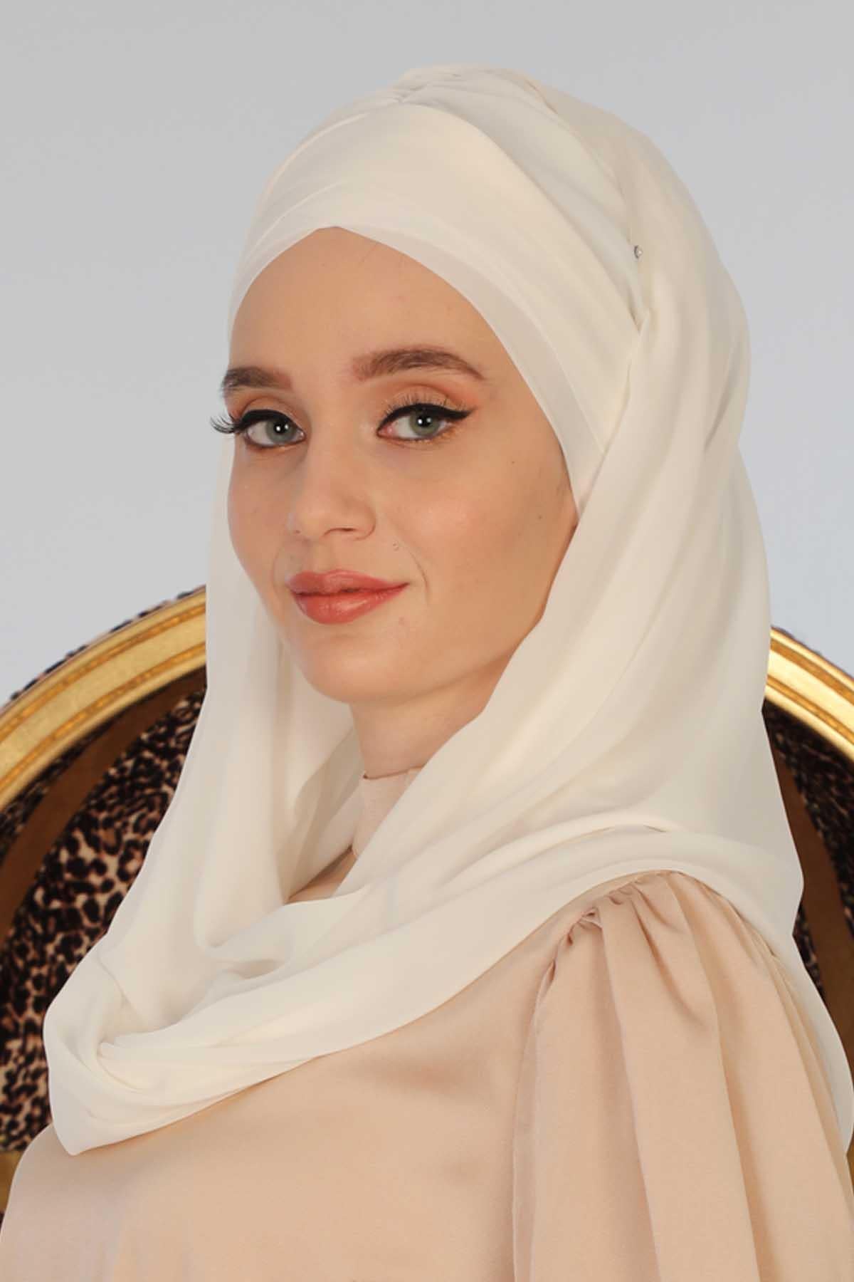 Çapraz Pratik Şifon Şal,CPS-502,CPS-502