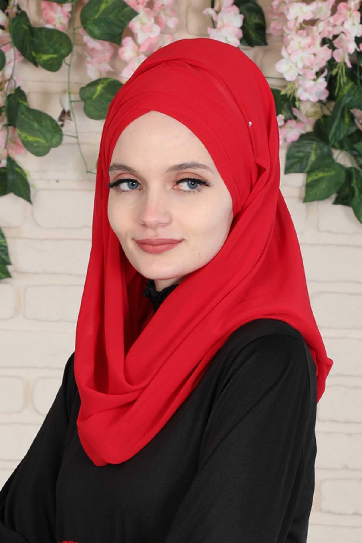 Çapraz Pratik Şifon Şal,CPS-502,CPS-502