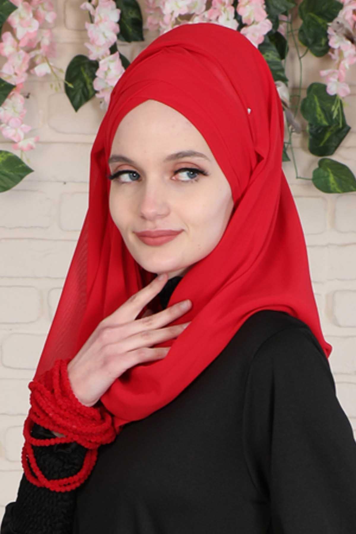 Çapraz Pratik Şifon Şal,CPS-502,CPS-502