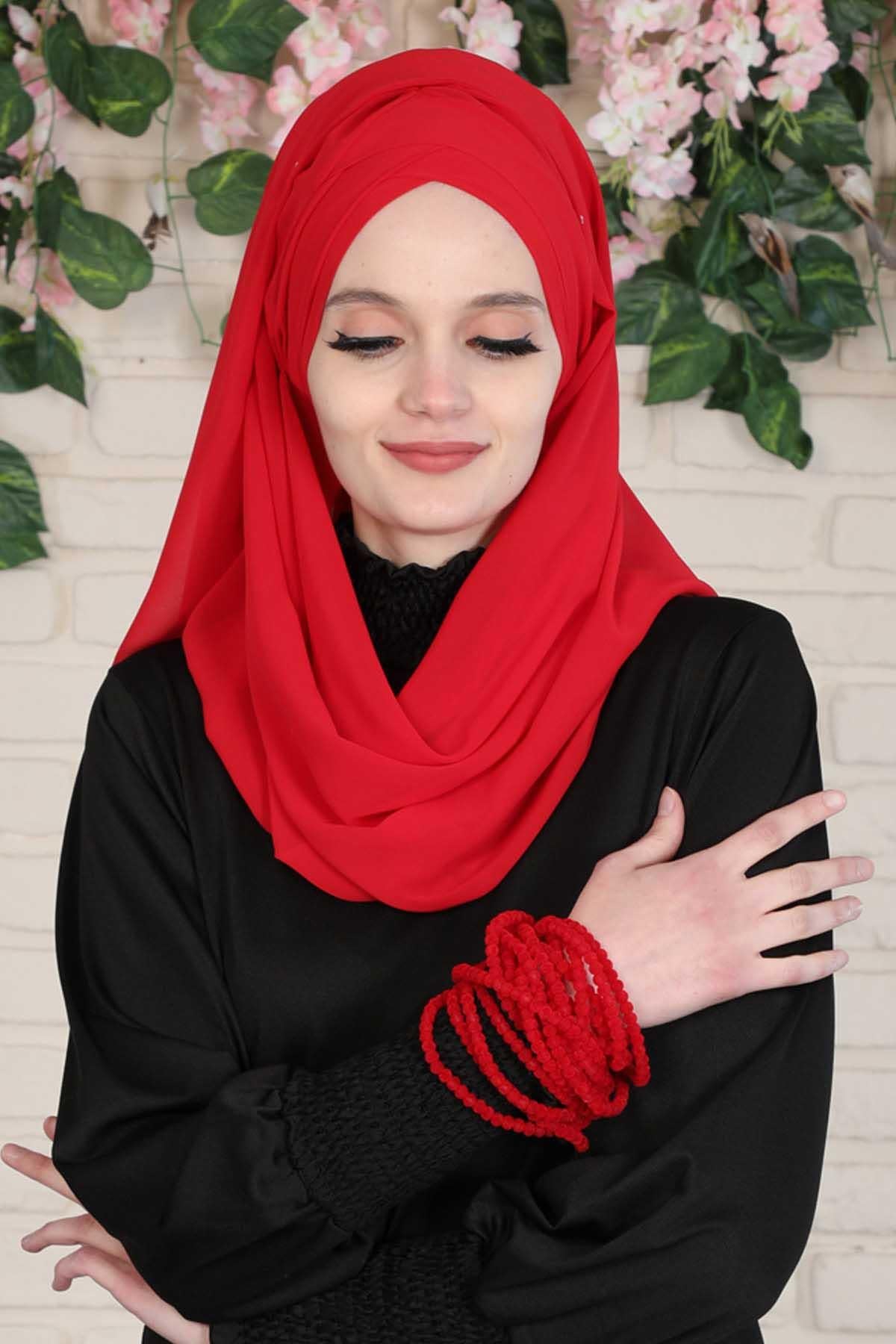 Çapraz Pratik Şifon Şal,CPS-502,CPS-502