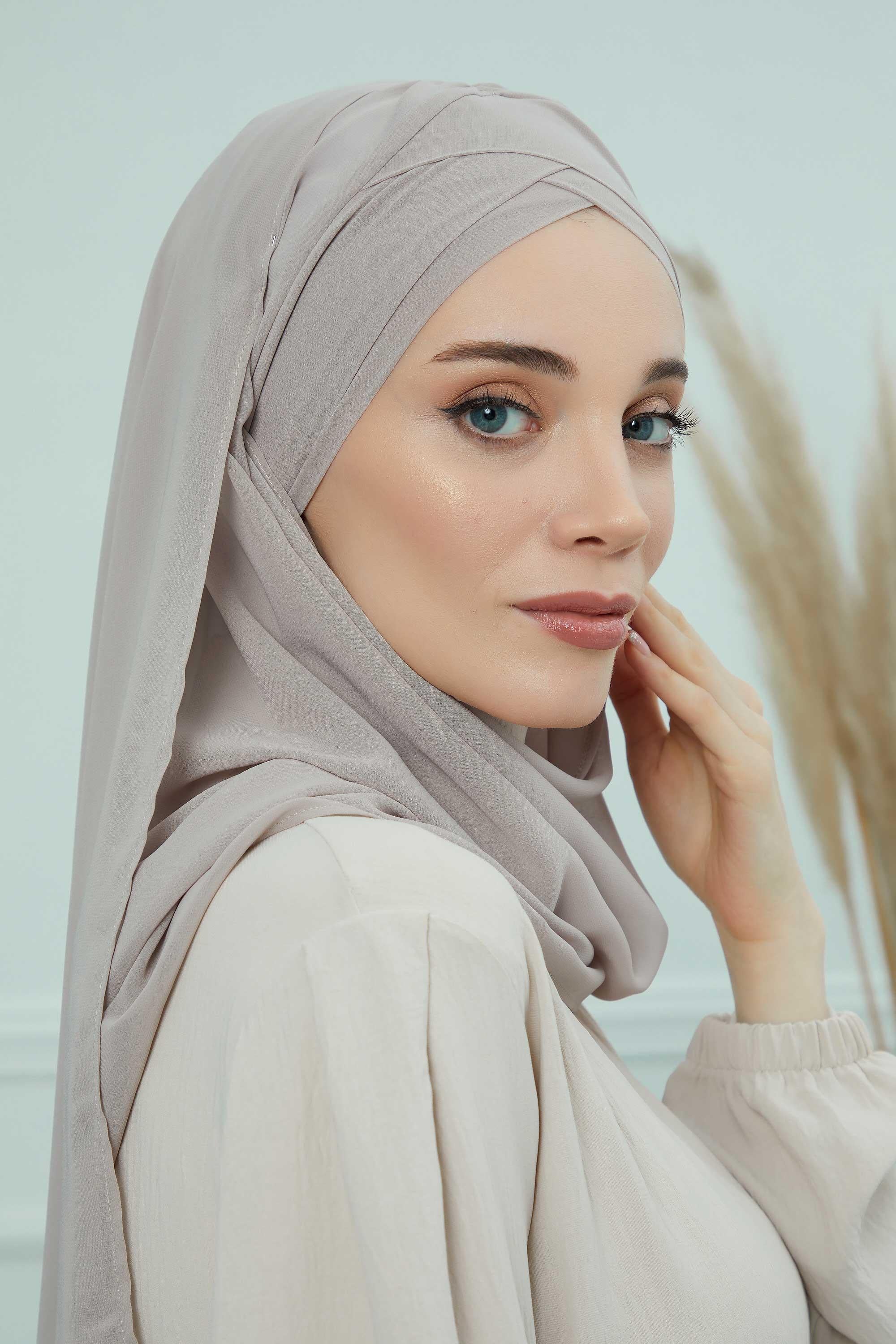 Çapraz Pratik Şifon Şal,CPS-502,CPS-502