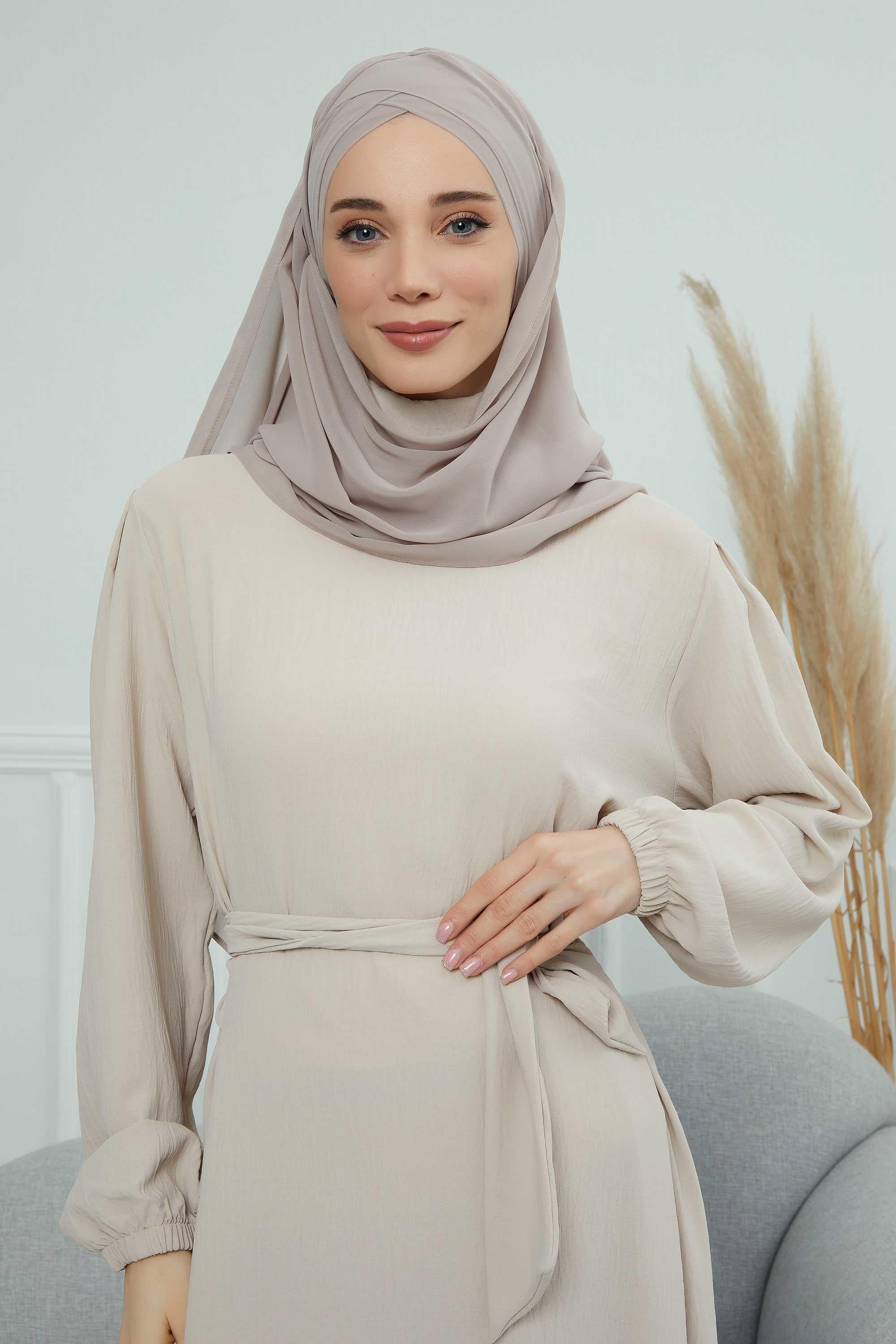 Çapraz Pratik Şifon Şal,CPS-502,CPS-502