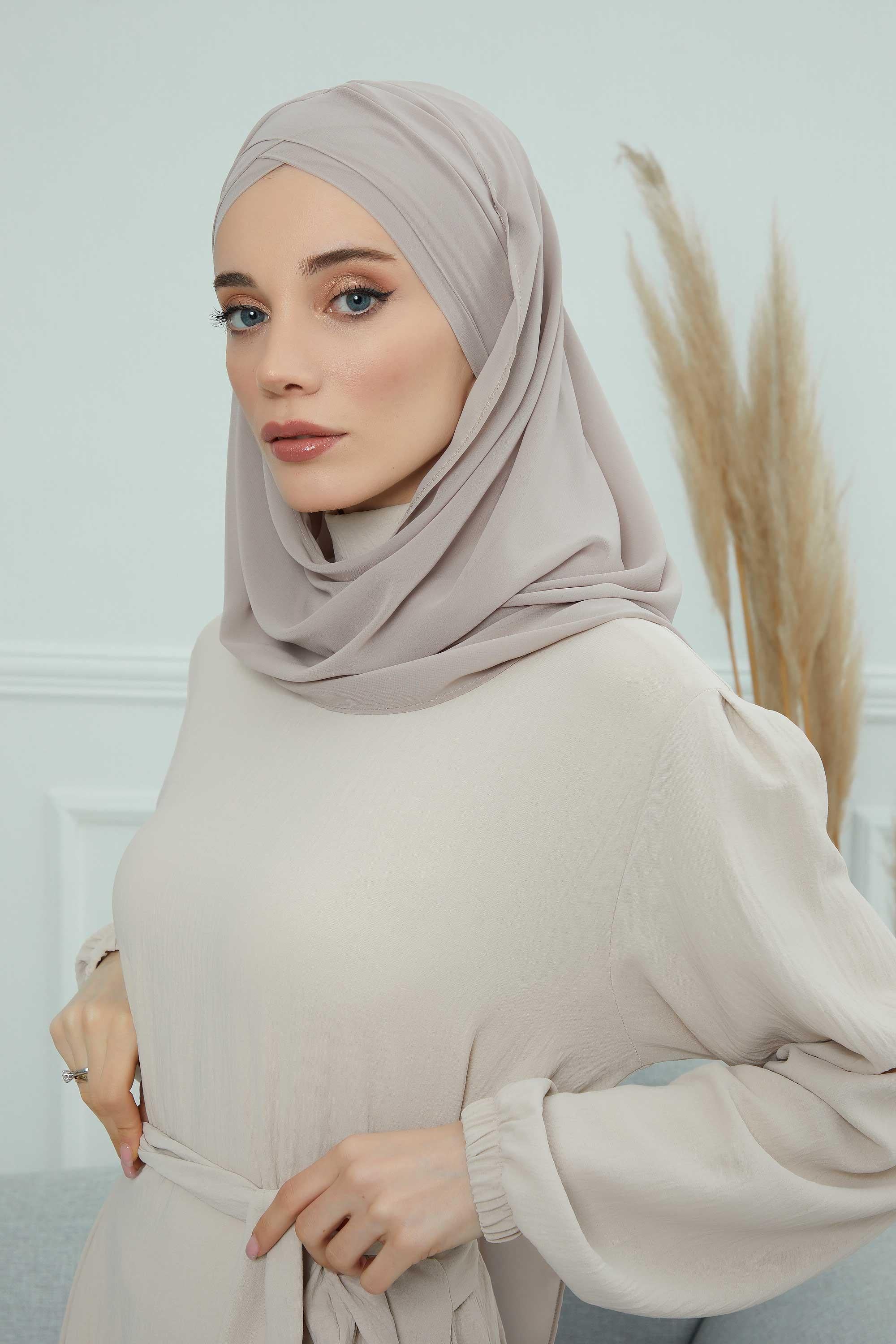 Çapraz Pratik Şifon Şal,CPS-502,CPS-502