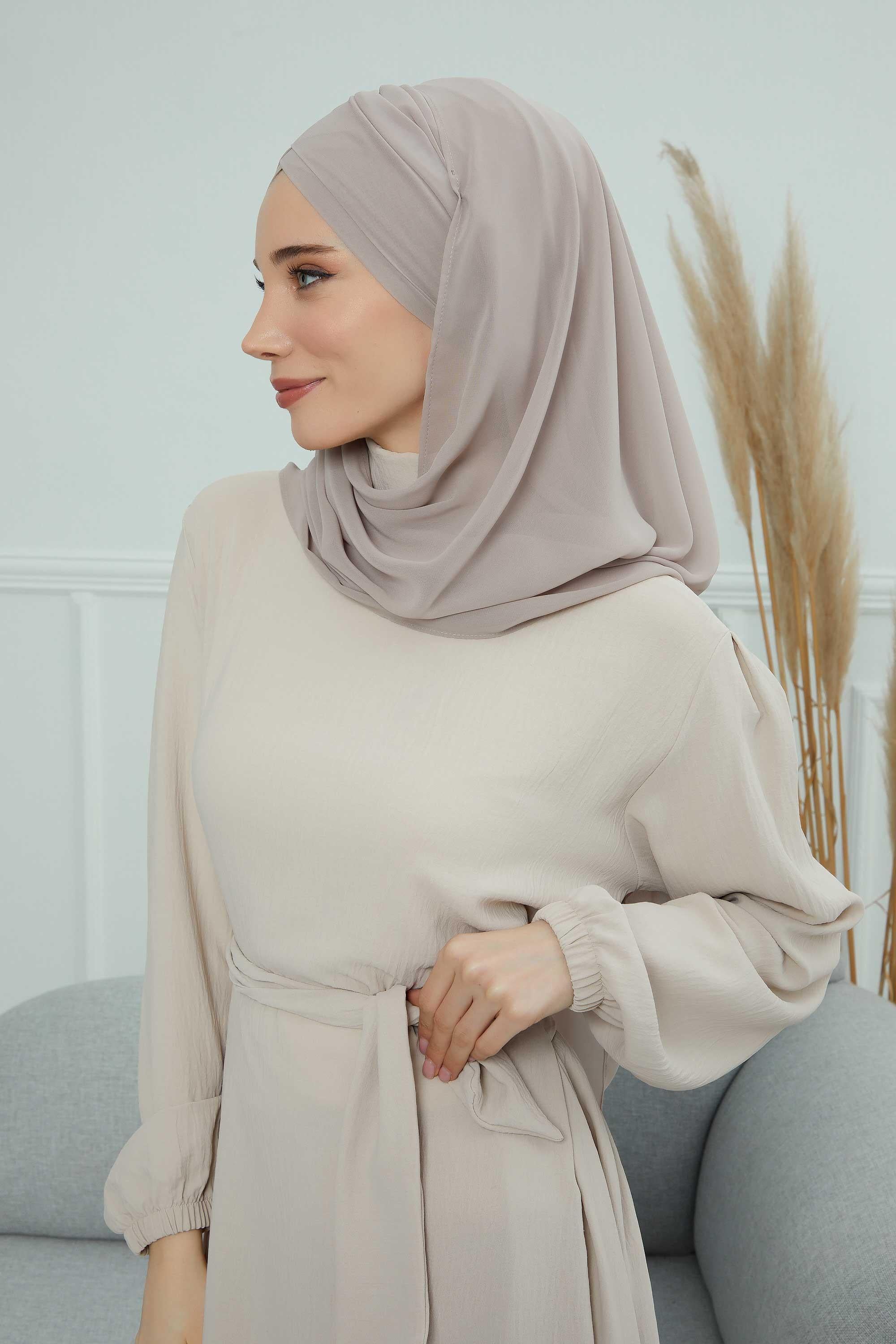 Çapraz Pratik Şifon Şal,CPS-502,CPS-502