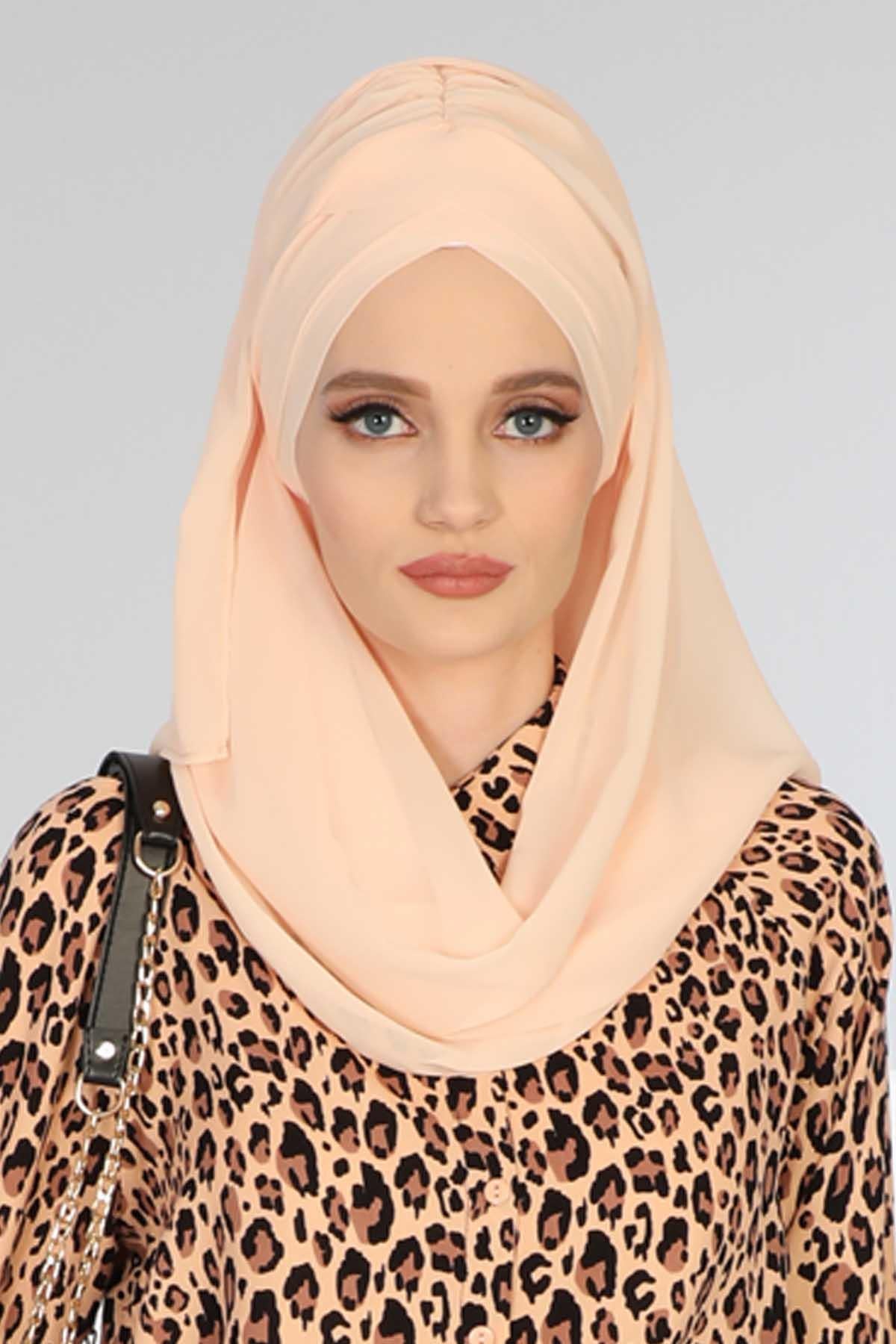 Çapraz Pratik Şifon Şal,CPS-502,CPS-502