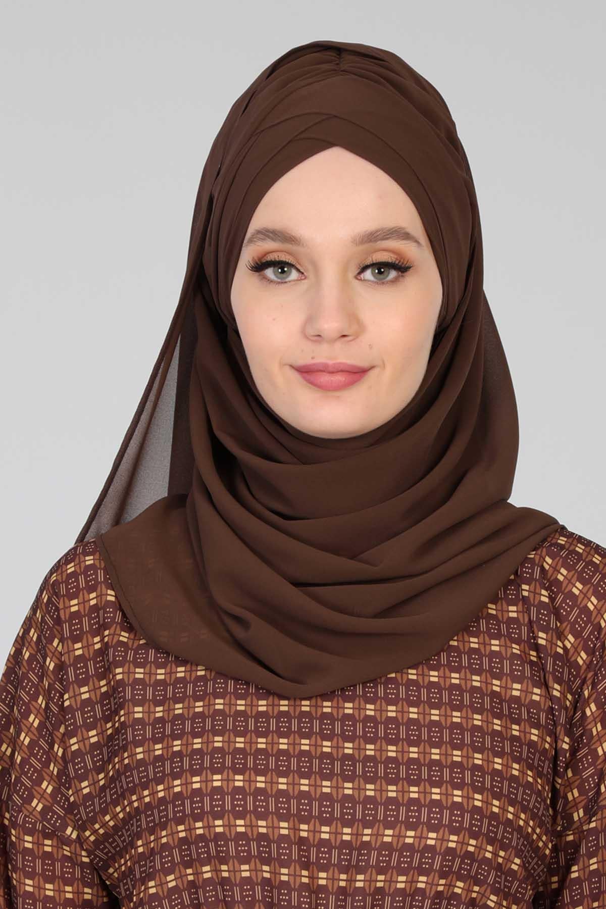 Çapraz Pratik Şifon Şal,CPS-502,CPS-502