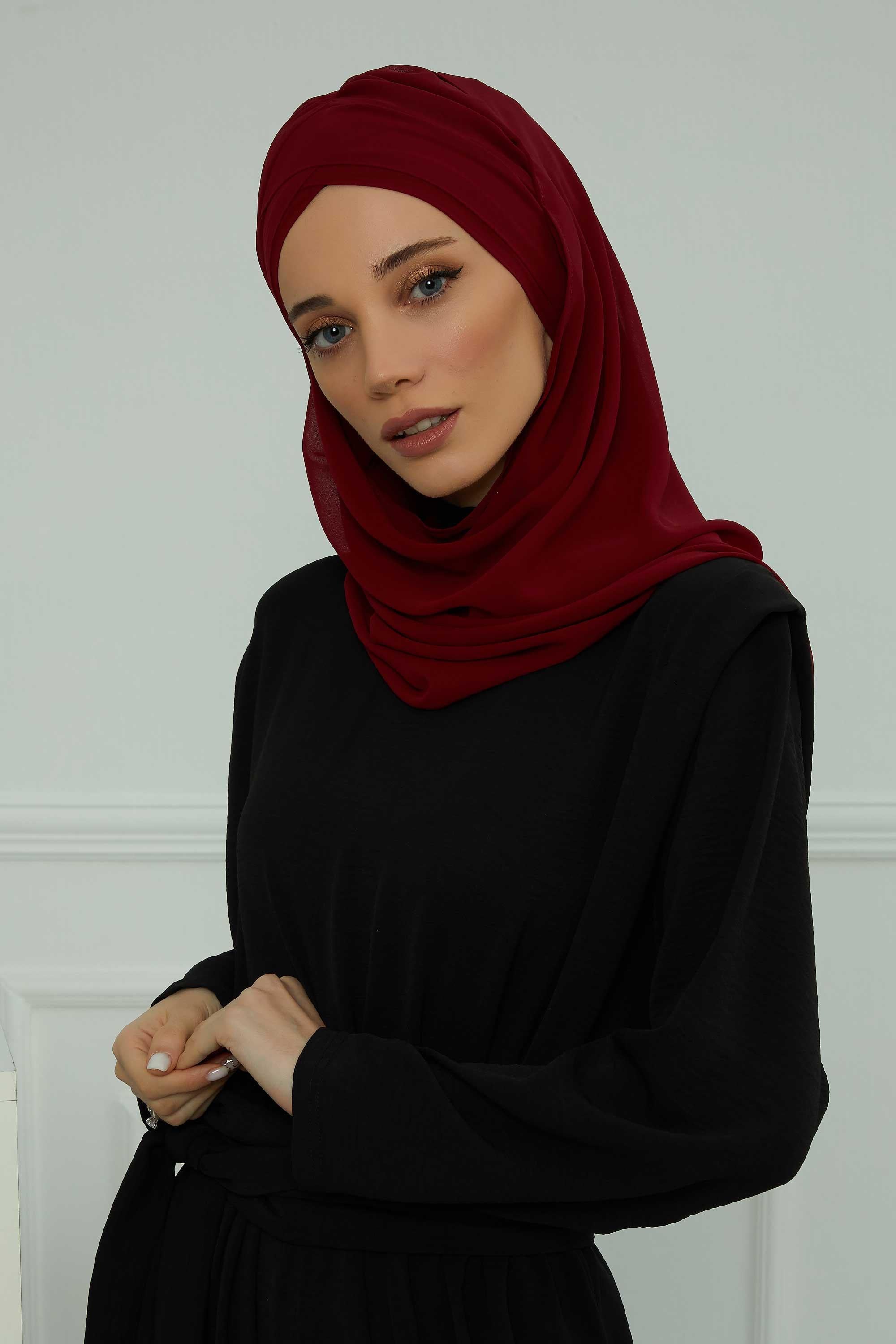 Çapraz Pratik Şifon Şal,CPS-502,CPS-502