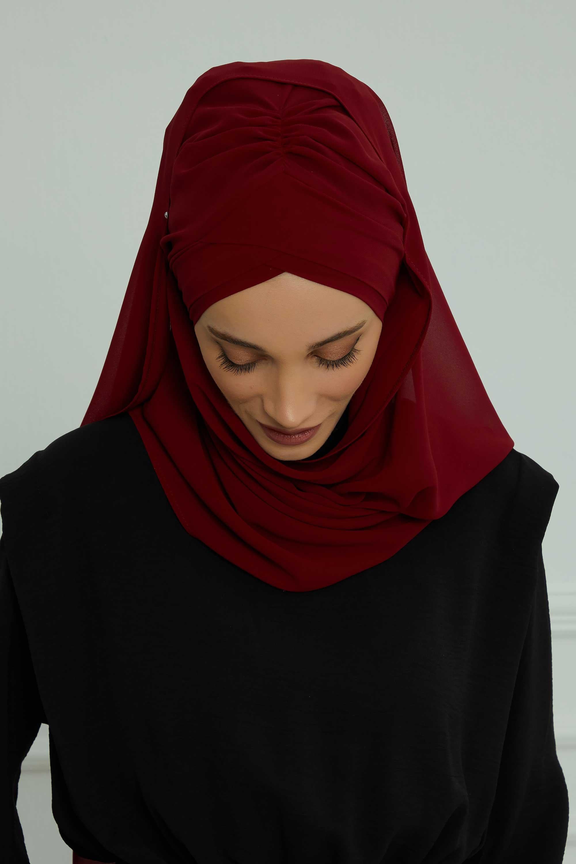 Çapraz Pratik Şifon Şal,CPS-502,CPS-502