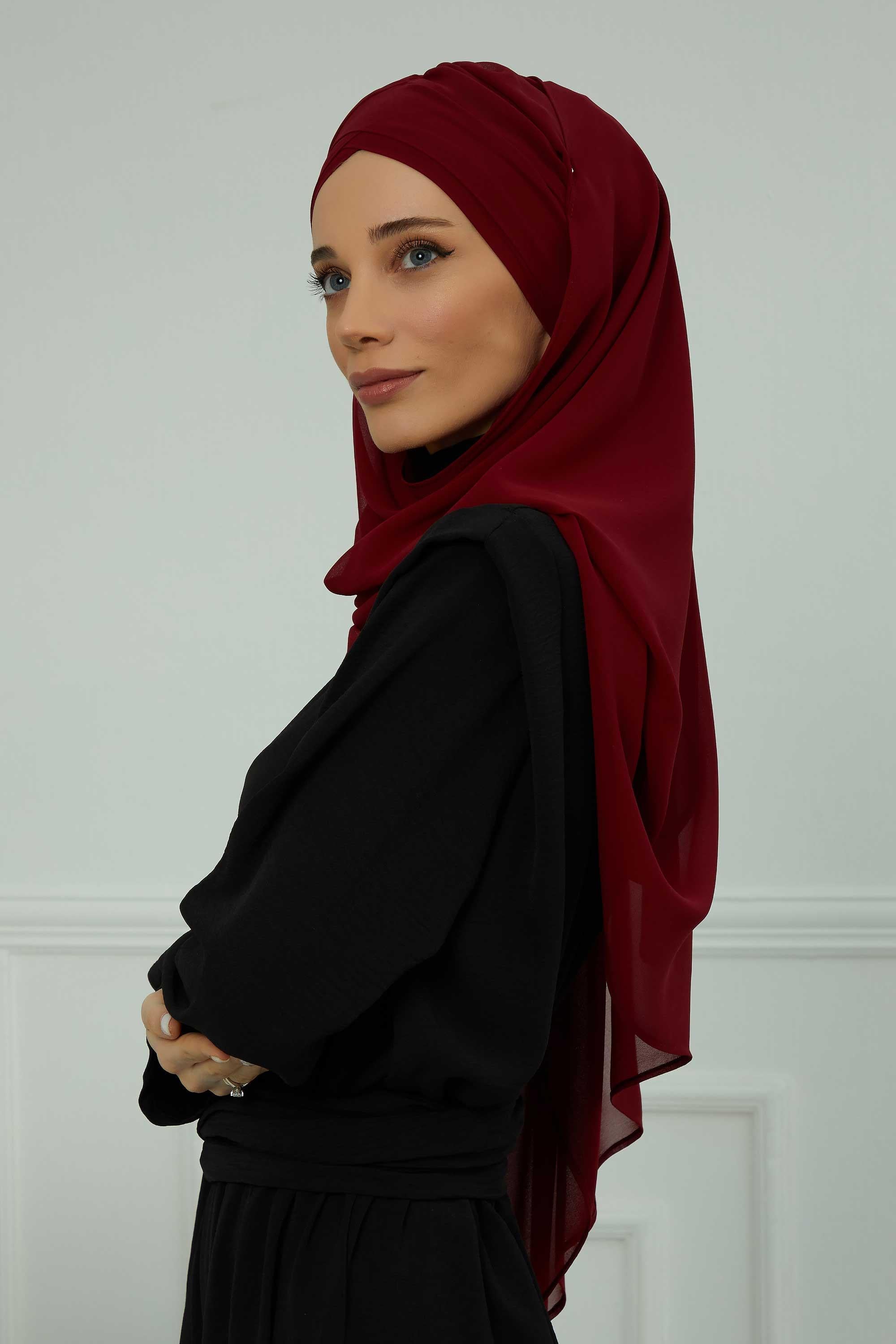 Çapraz Pratik Şifon Şal,CPS-502,CPS-502