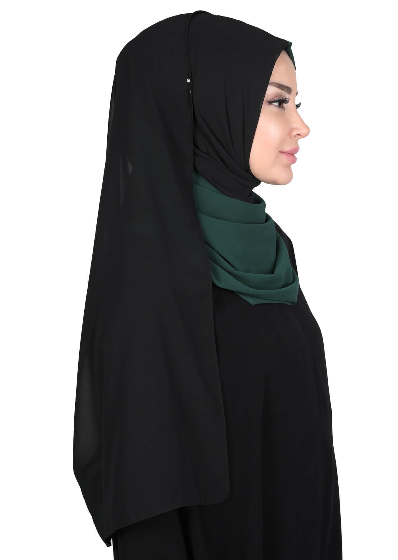 Çift Renkli Pratik Şifon Şal,PS-102