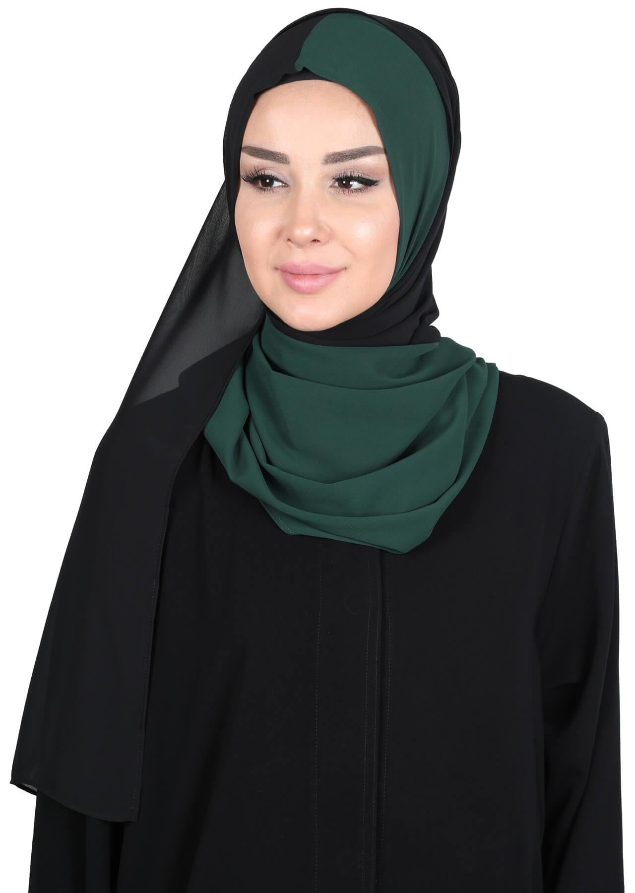 Çift Renkli Pratik Şifon Şal,PS-102