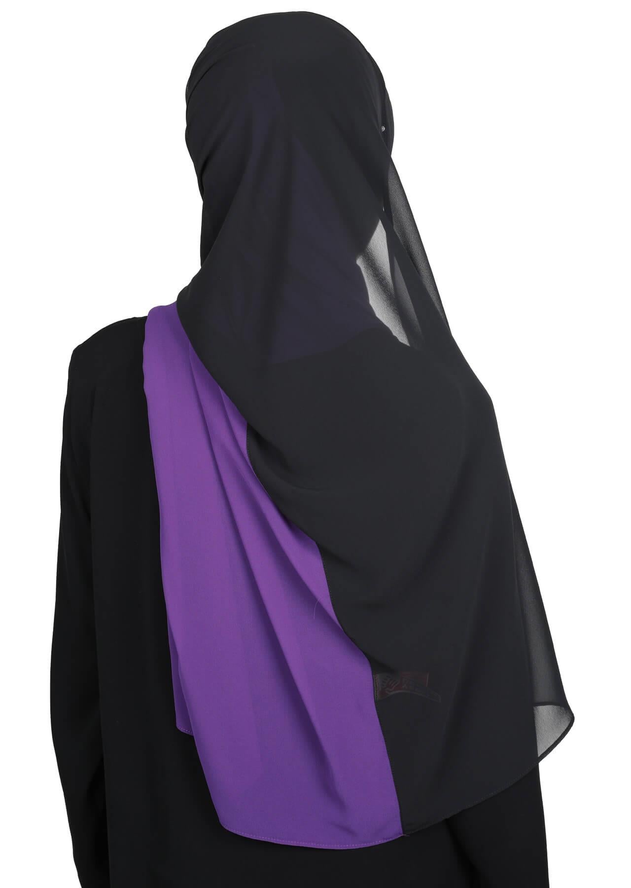 Çift Renkli Pratik Şifon Şal,PS-102