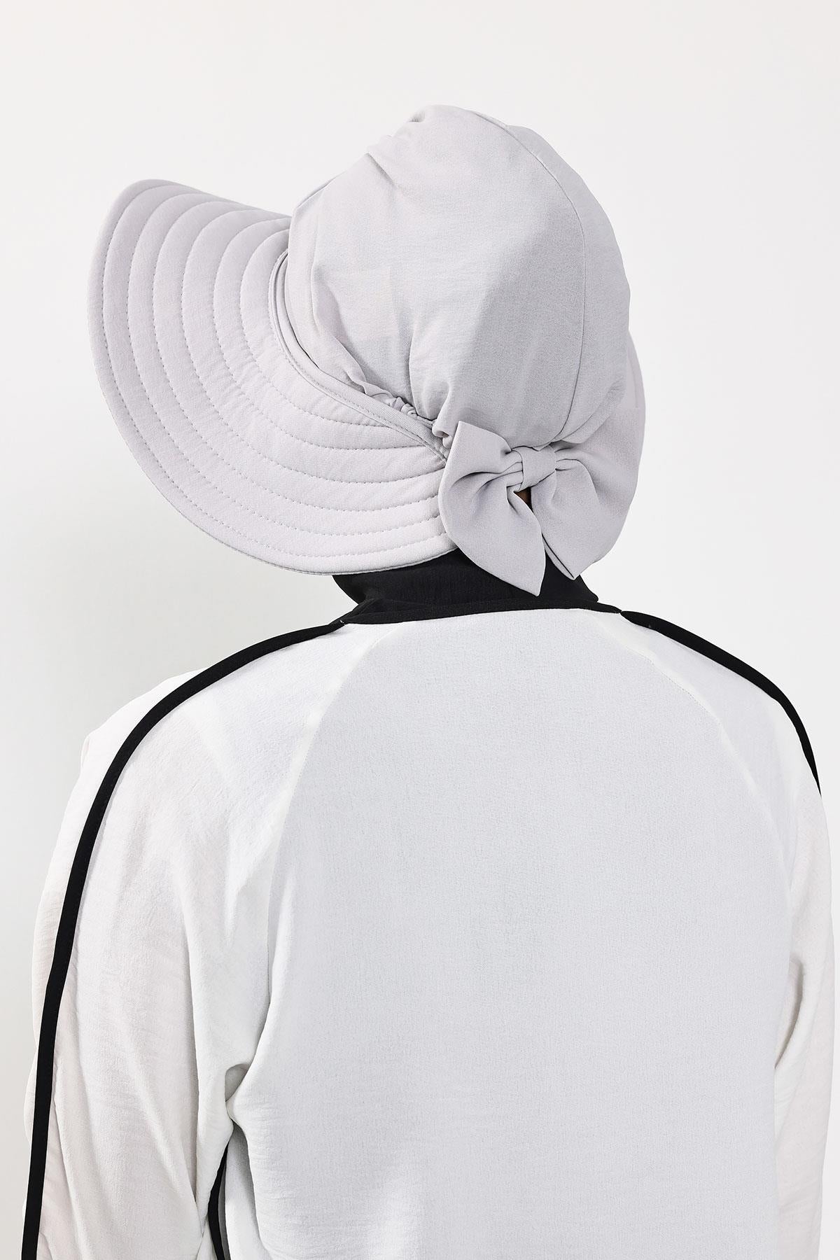 Çıkarılabilir Arkası Fiyonklu Aerobin Şapkalı Bone Türban,S-4A