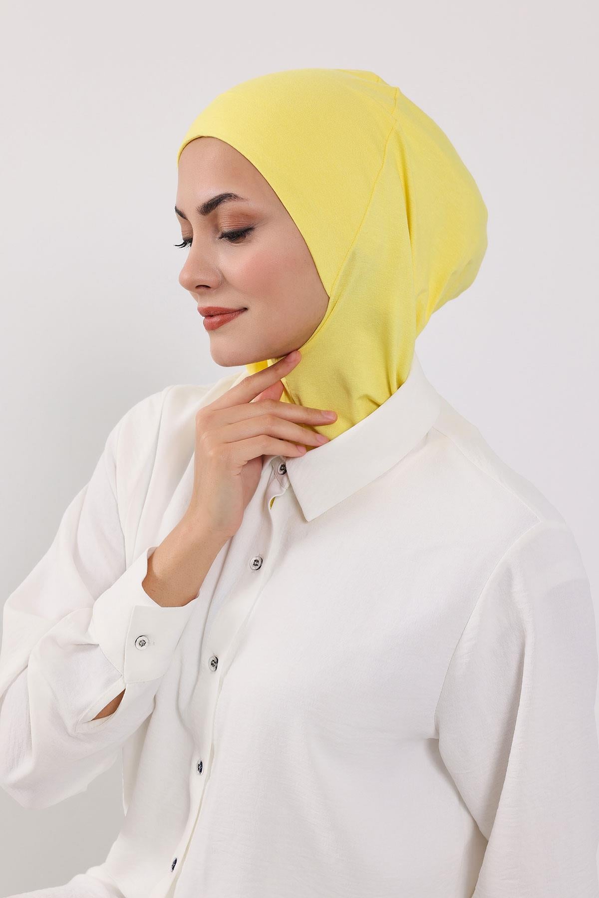 Çıkarılabilir Arkası Fiyonklu Şapkalı Ninja Bone Türban,S-5