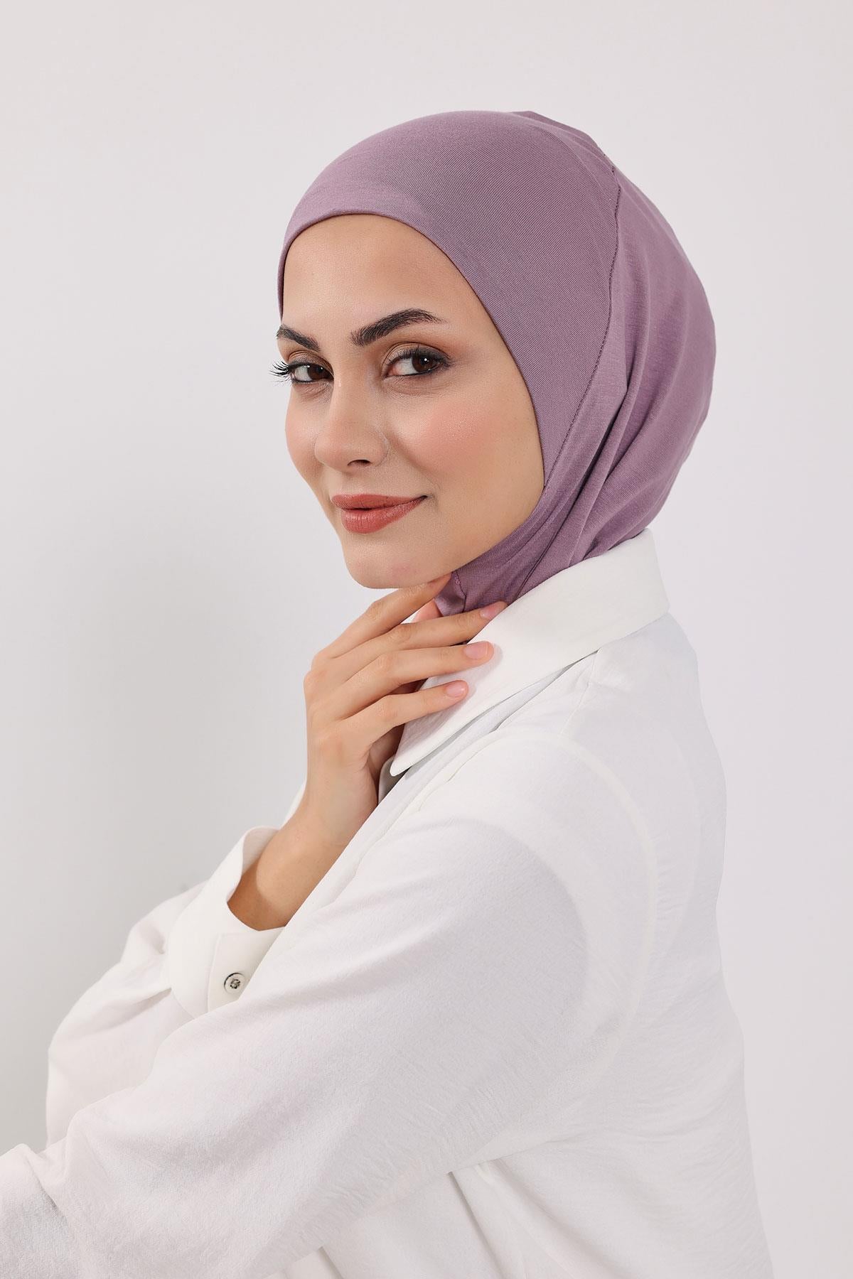 Çıkarılabilir Arkası Fiyonklu Şapkalı Ninja Bone Türban,S-5