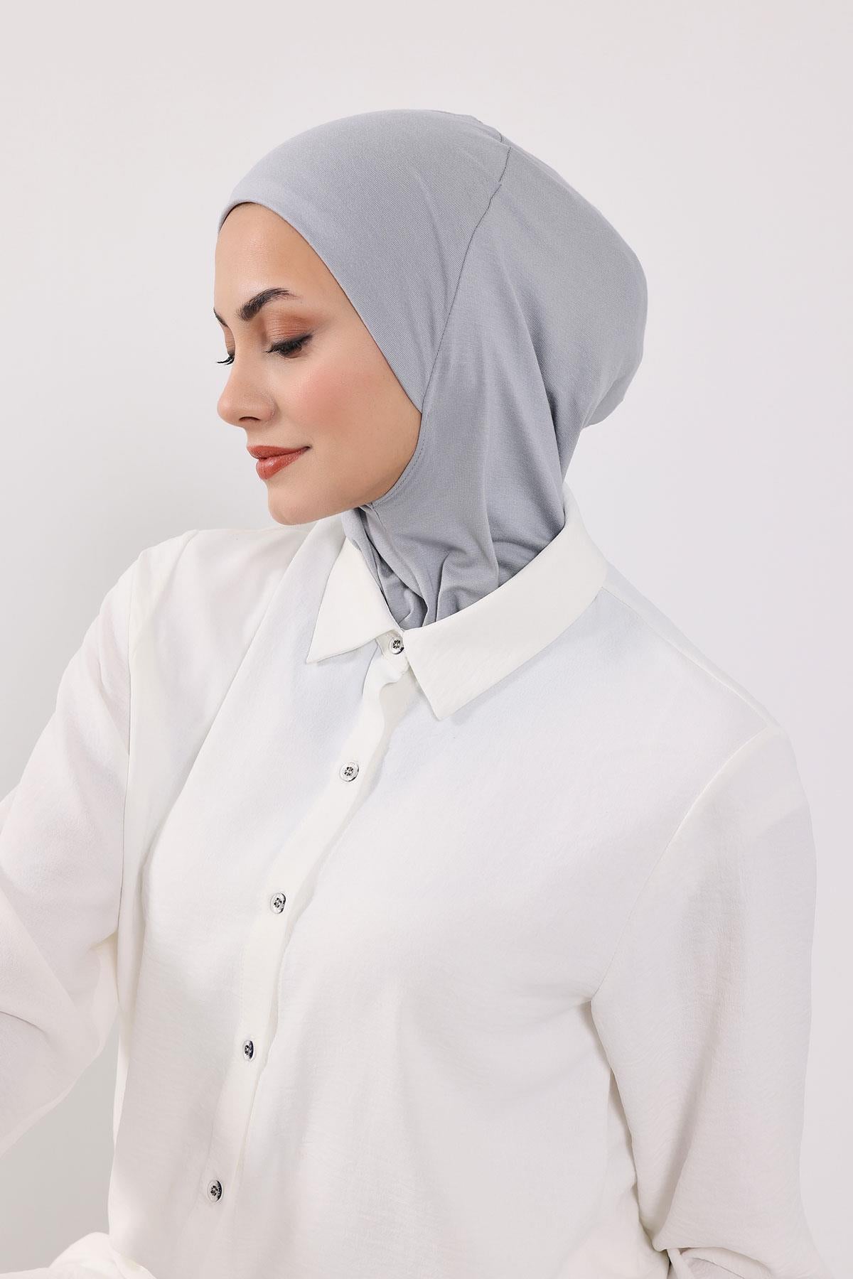Çıkarılabilir Arkası Fiyonklu Şapkalı Ninja Bone Türban,S-5