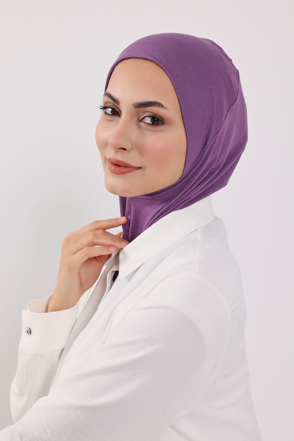 Çıkarılabilir Arkası Fiyonklu Şapkalı Ninja Bone Türban,S-5