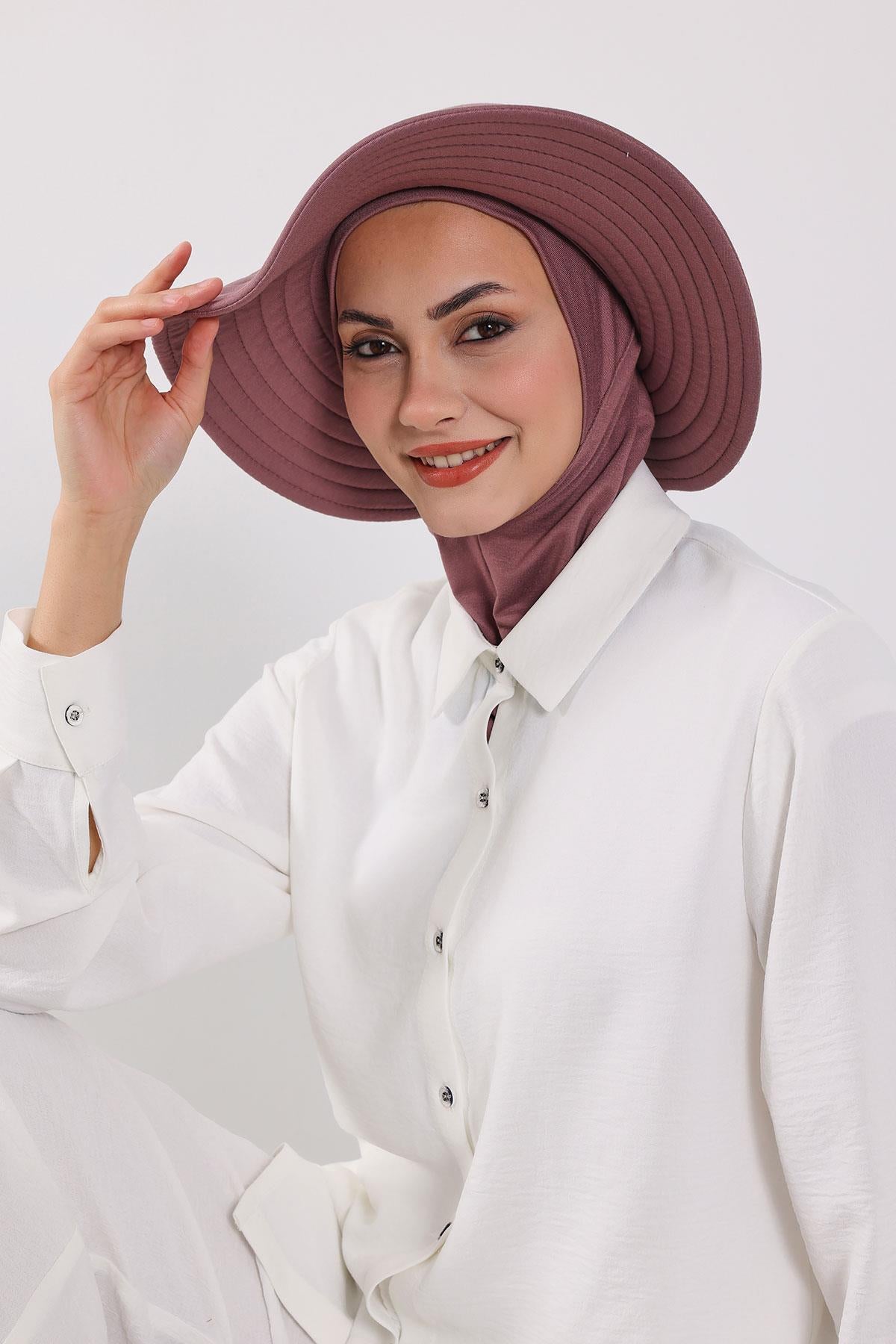 Çıkarılabilir Arkası Fiyonklu Şapkalı Ninja Bone Türban,S-5