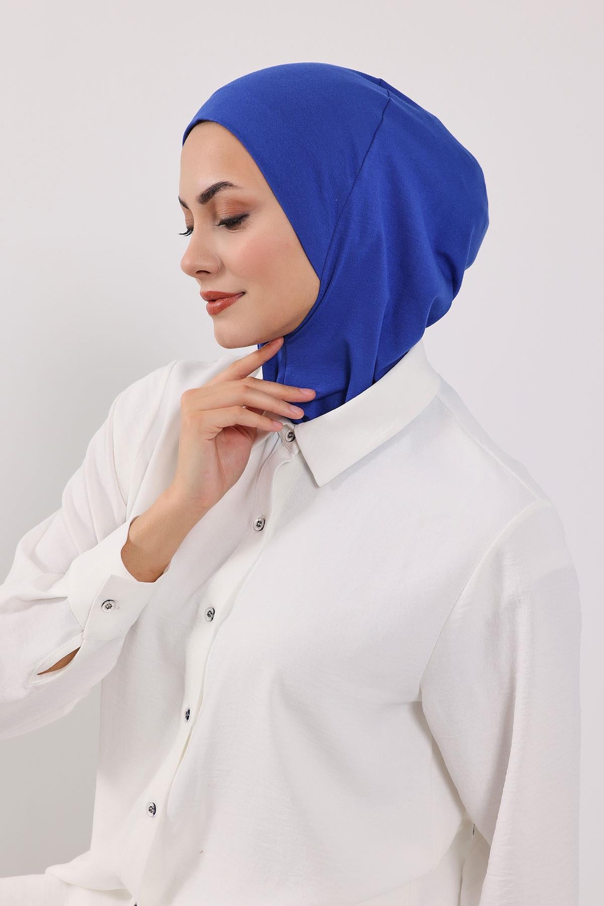 Çıkarılabilir Arkası Fiyonklu Şapkalı Ninja Bone Türban,S-5