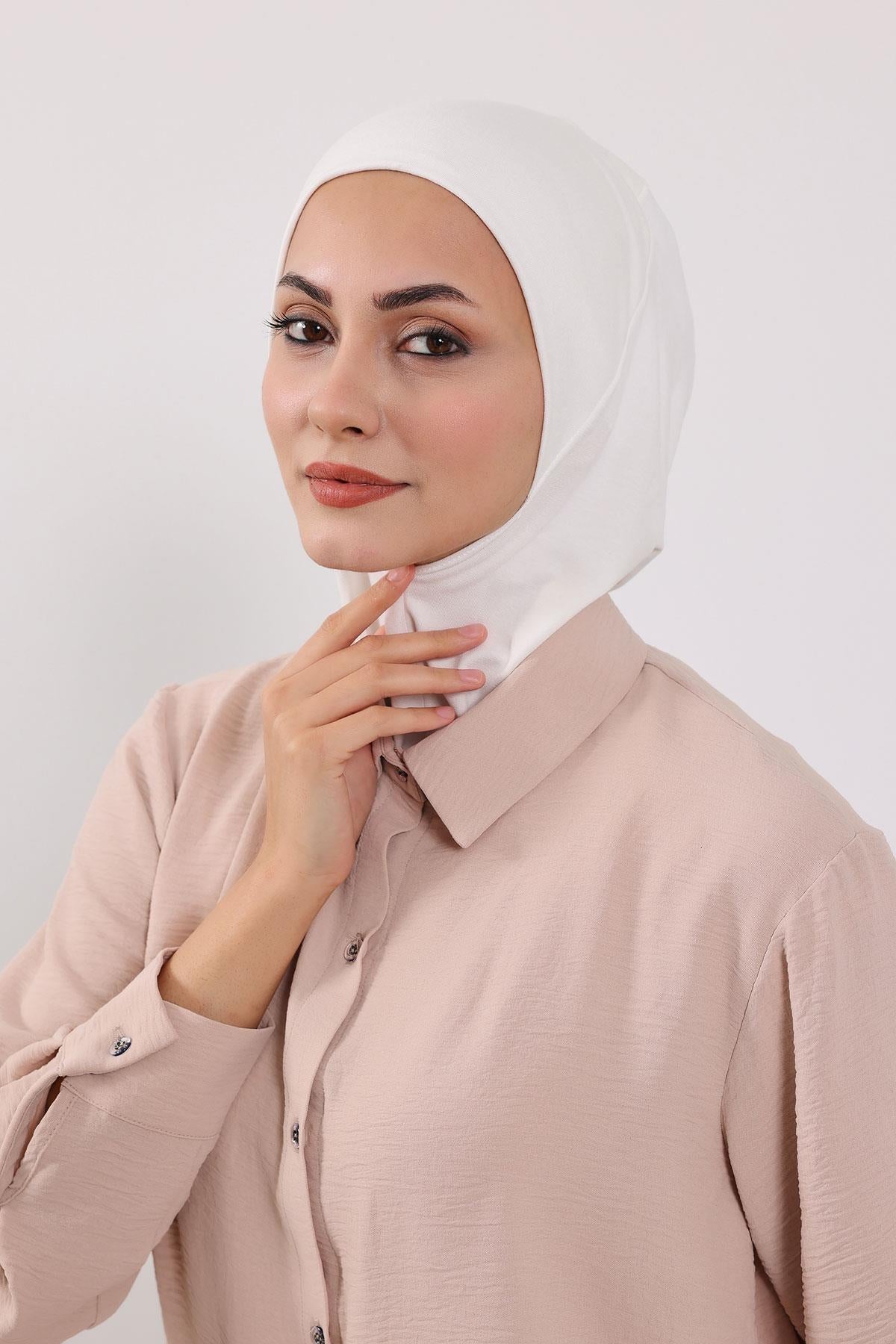 Çıkarılabilir Arkası Fiyonklu Şapkalı Ninja Bone Türban,S-5