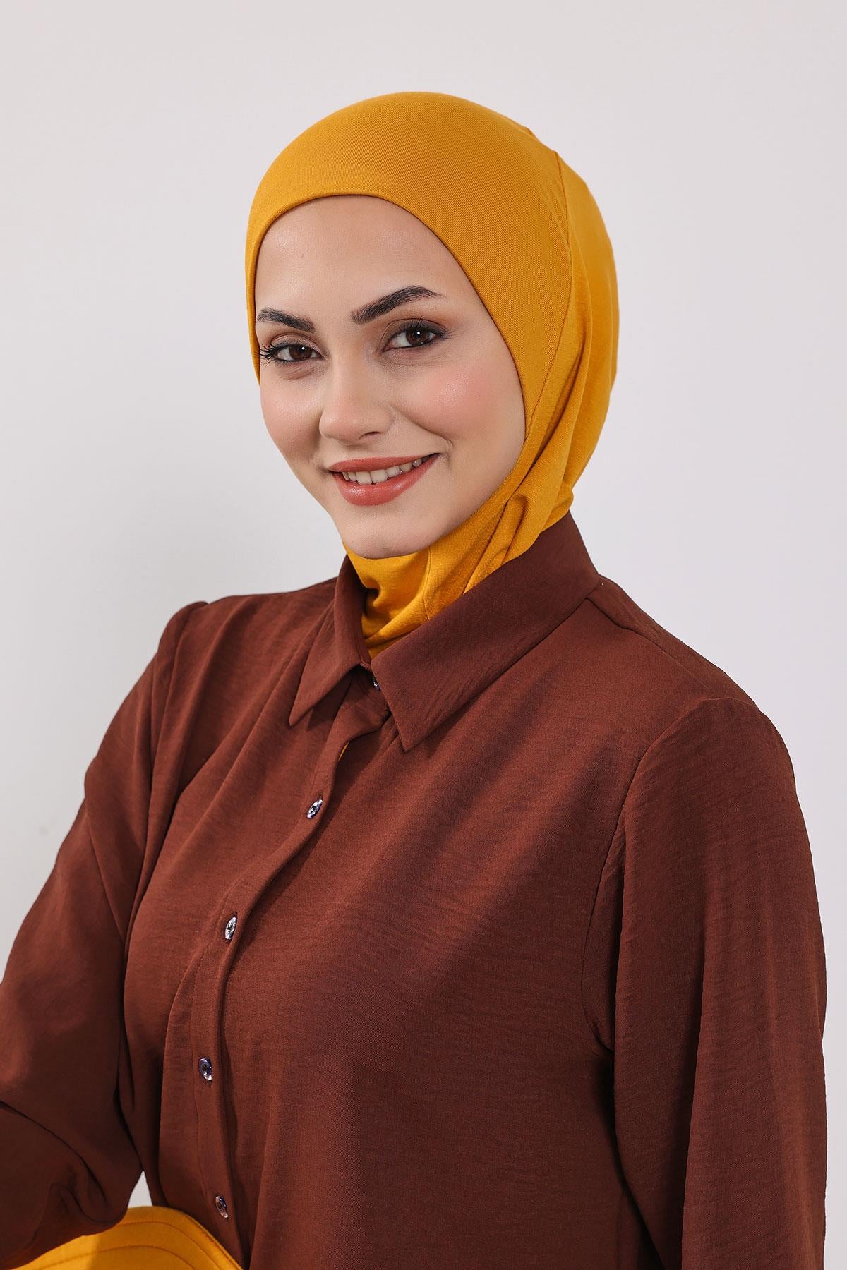 Çıkarılabilir Arkası Fiyonklu Şapkalı Ninja Bone Türban,S-5