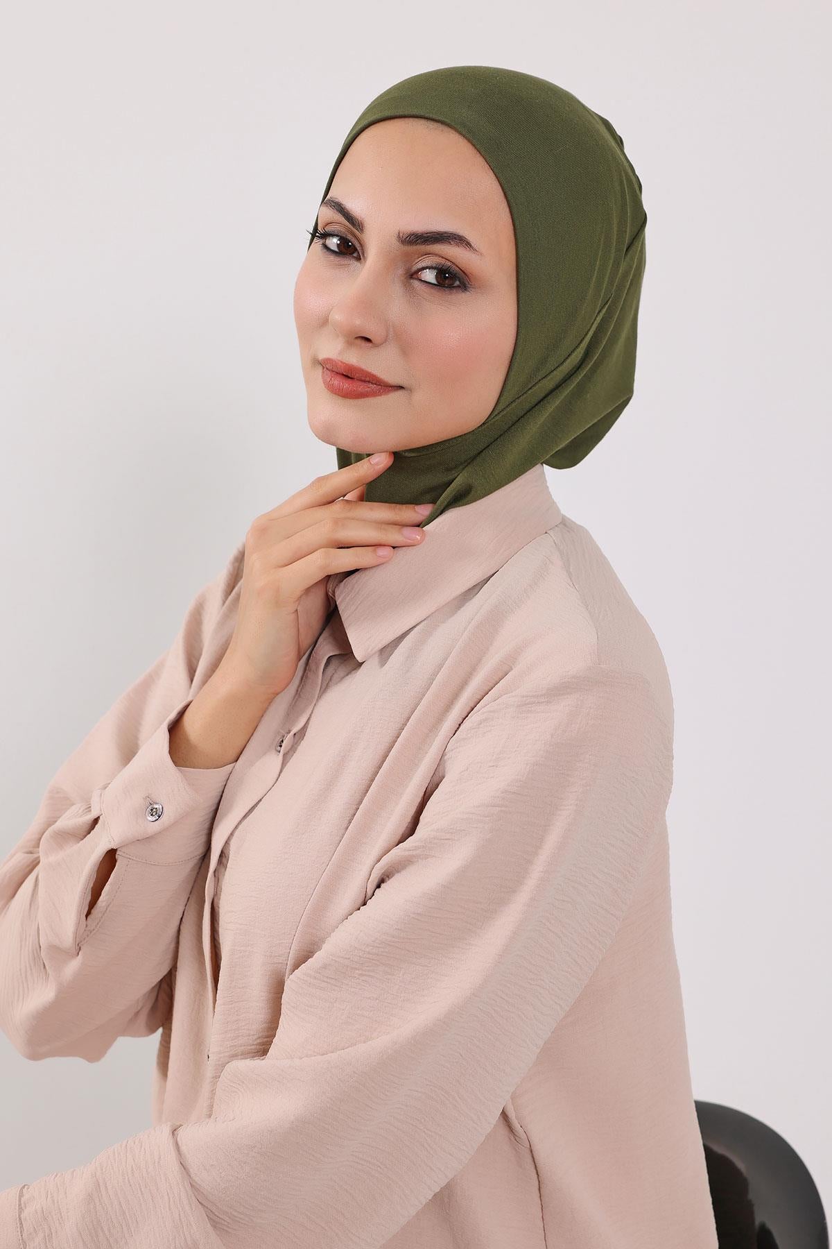 Çıkarılabilir Arkası Fiyonklu Şapkalı Ninja Bone Türban,S-5