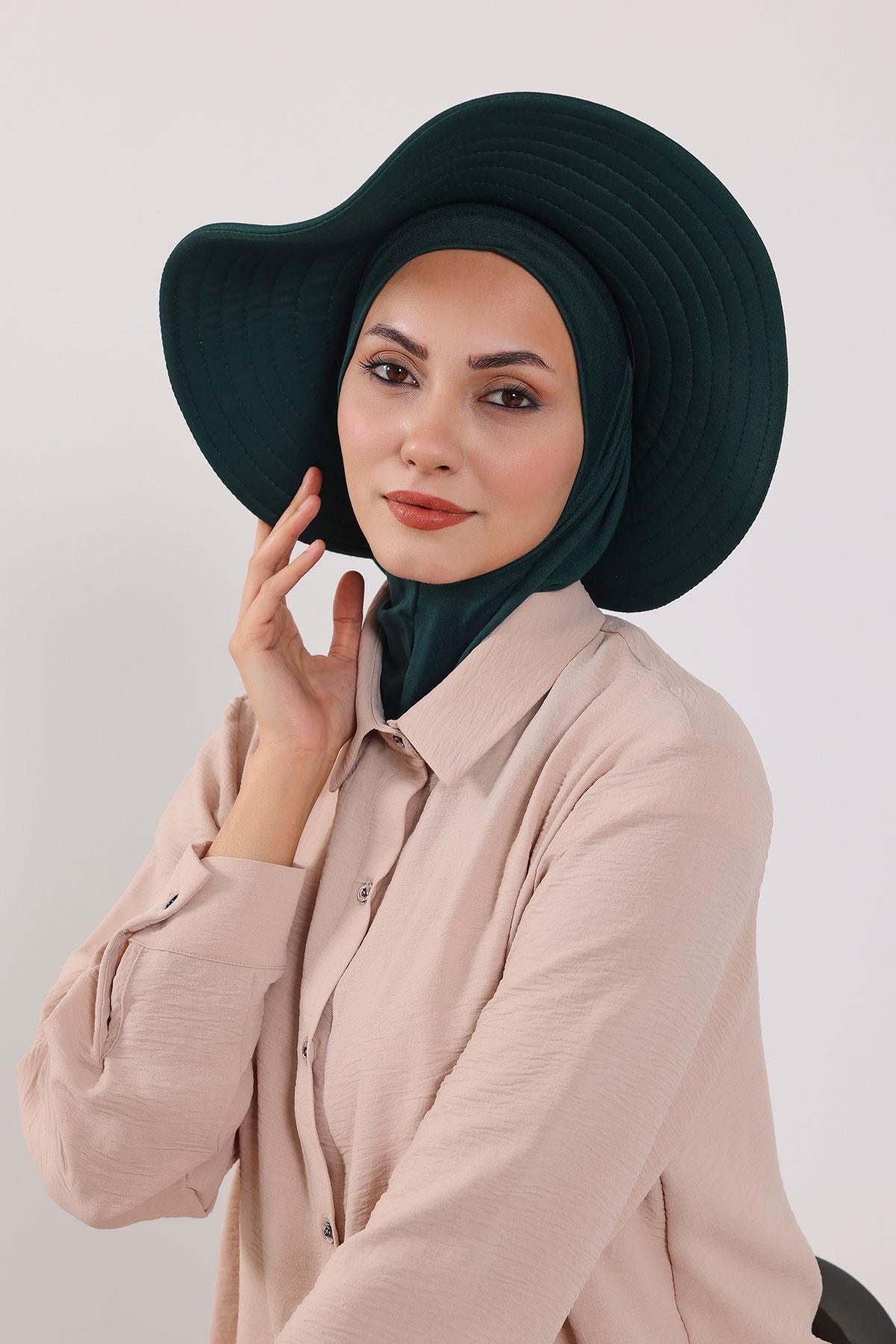 Çıkarılabilir Arkası Fiyonklu Şapkalı Ninja Bone Türban,S-5