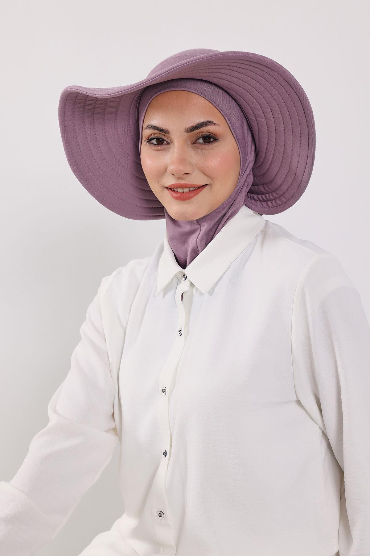 Çıkarılabilir Arkası Fiyonklu Şapkalı Ninja Bone Türban,S-5