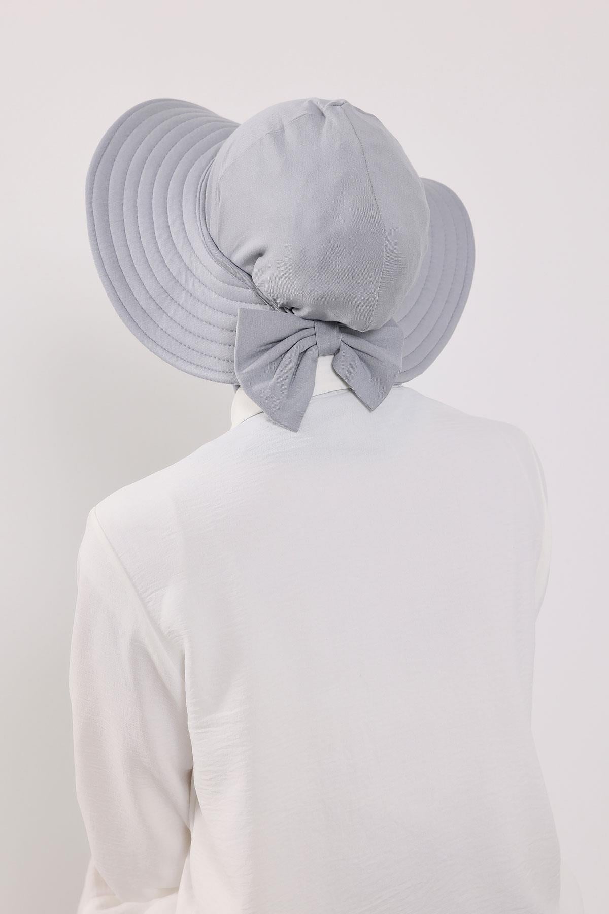 Çıkarılabilir Arkası Fiyonklu Şapkalı Ninja Bone Türban,S-5