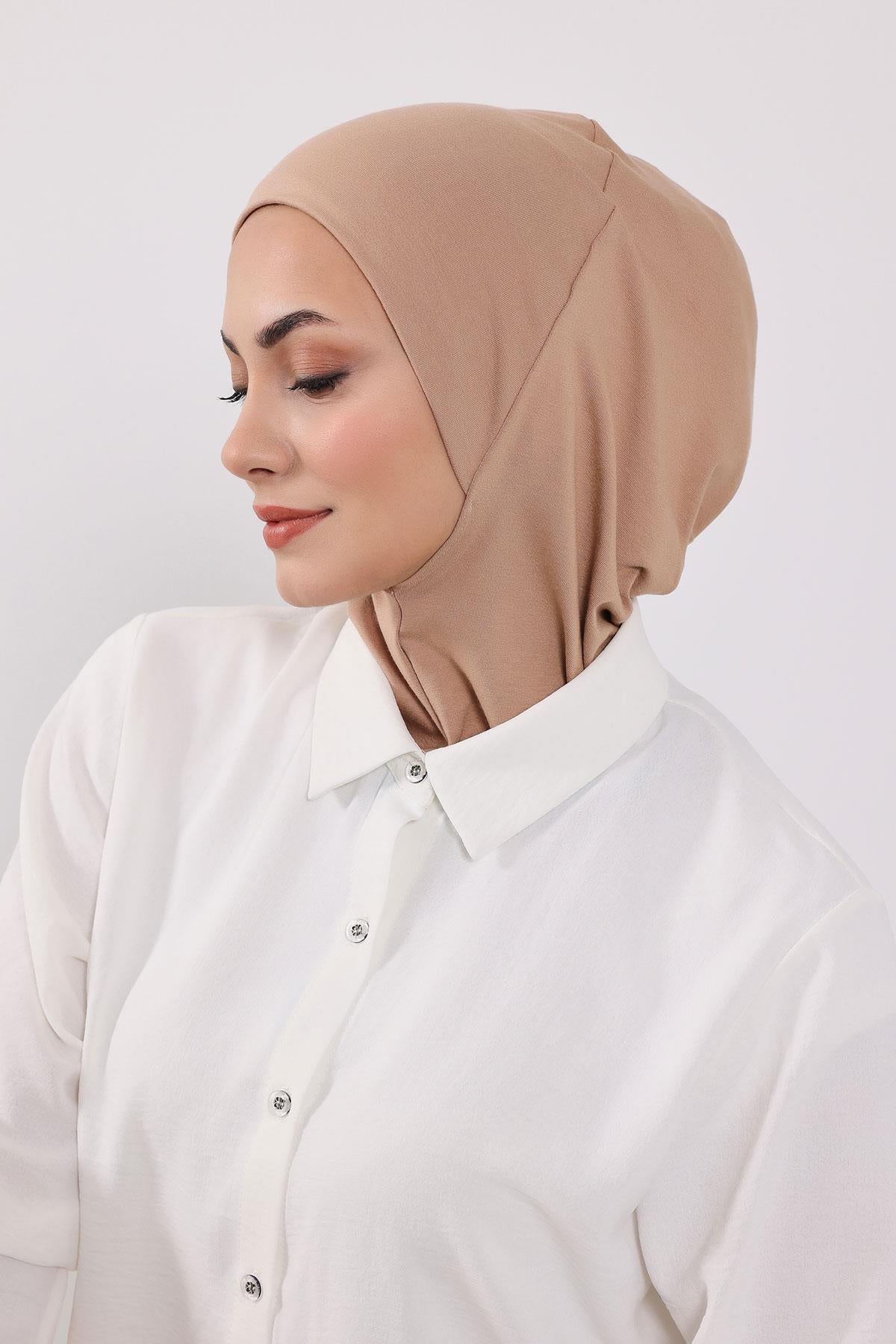 Çıkarılabilir Arkası Fiyonklu Şapkalı Ninja Bone Türban,S-5