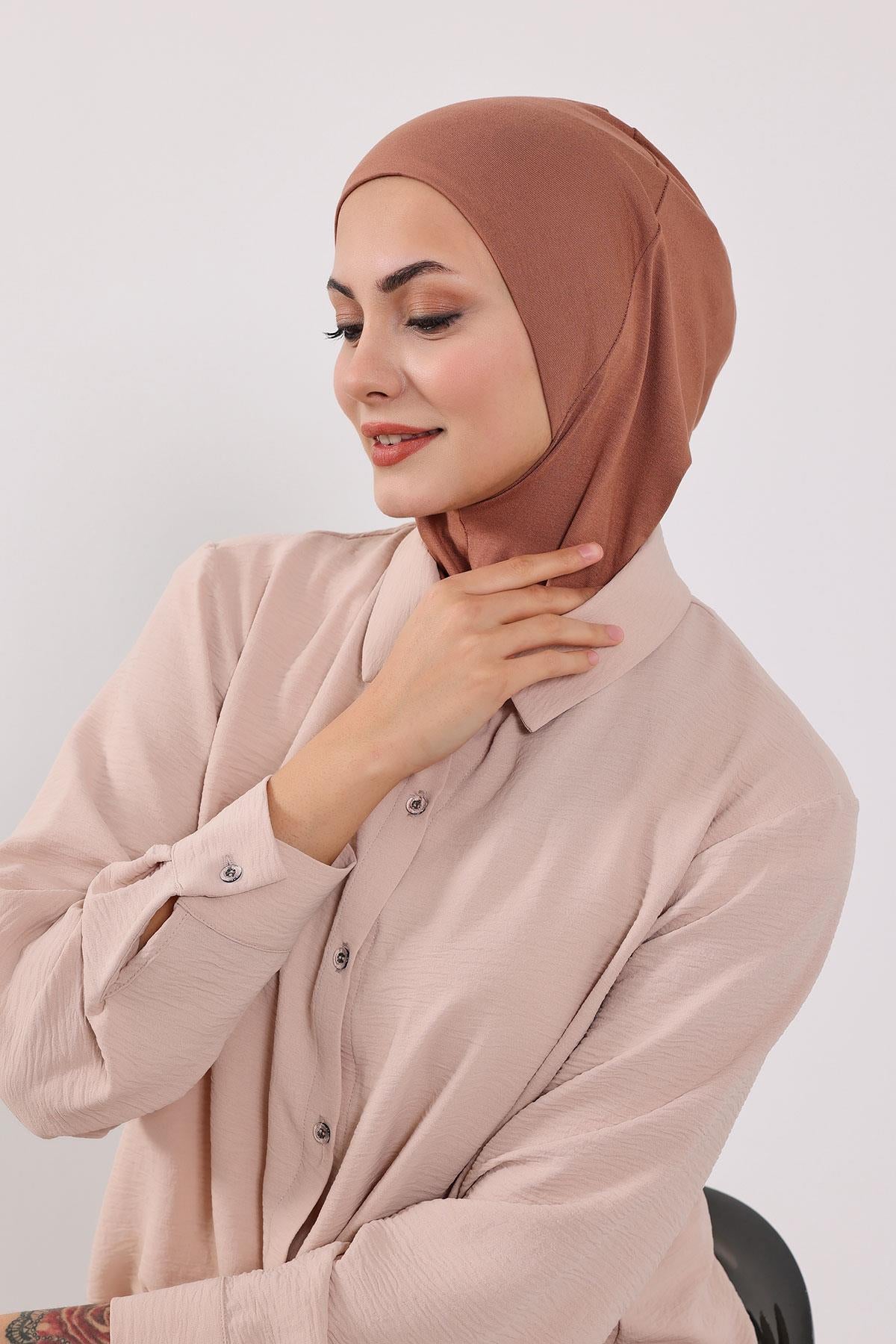 Çıkarılabilir Arkası Fiyonklu Şapkalı Ninja Bone Türban,S-5