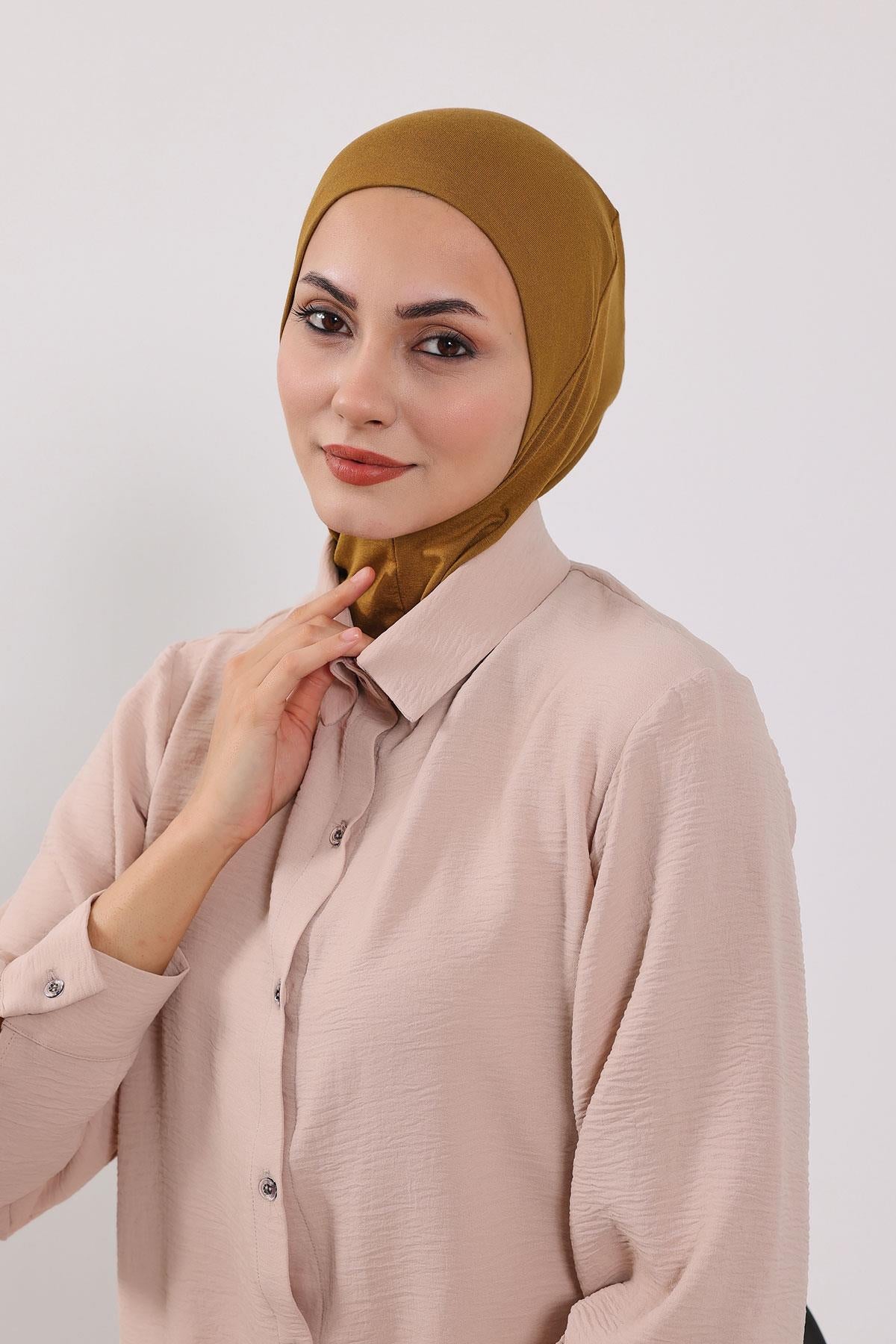 Çıkarılabilir Arkası Fiyonklu Şapkalı Ninja Bone Türban,S-5