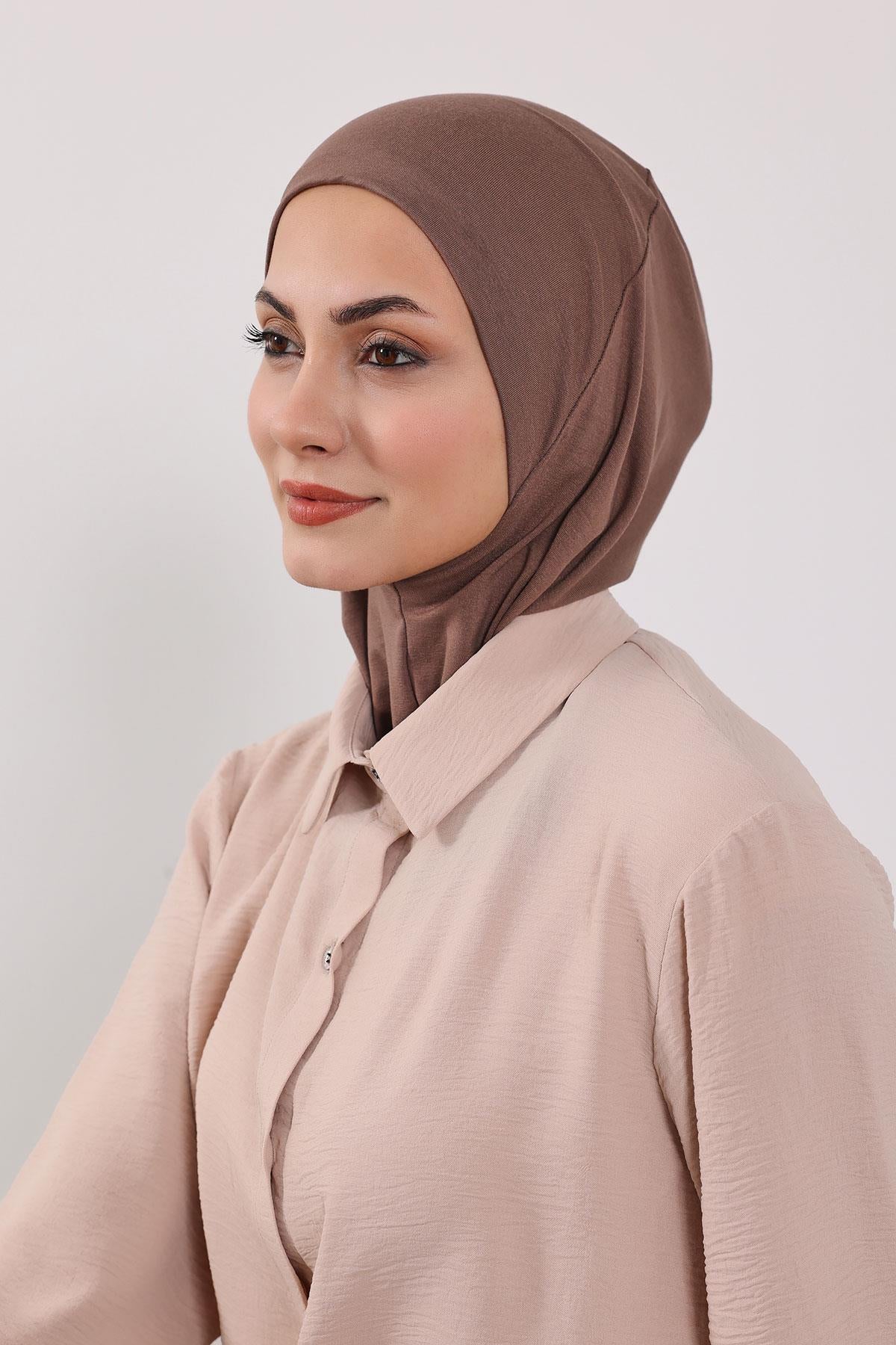 Çıkarılabilir Arkası Fiyonklu Şapkalı Ninja Bone Türban,S-5