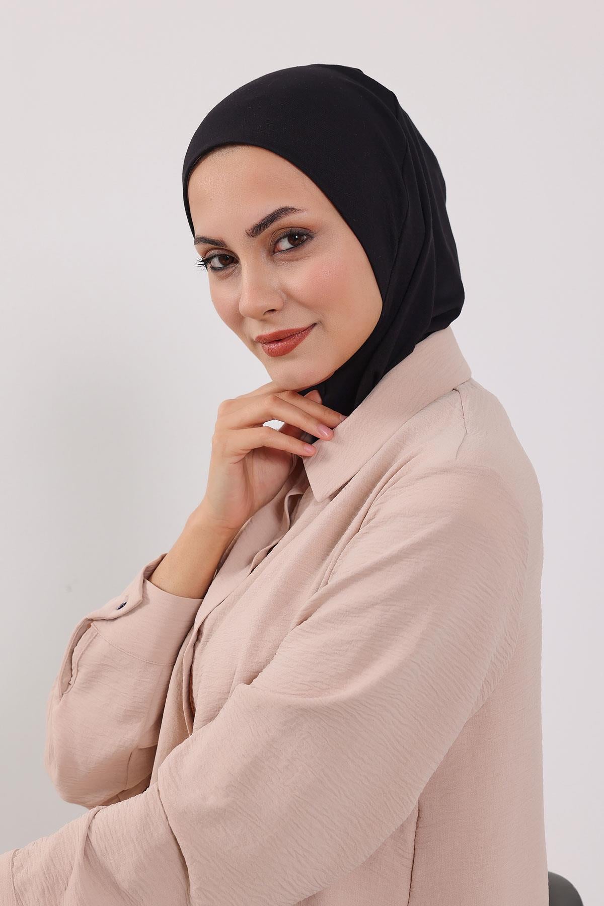 Çıkarılabilir Arkası Fiyonklu Şapkalı Ninja Bone Türban,S-5